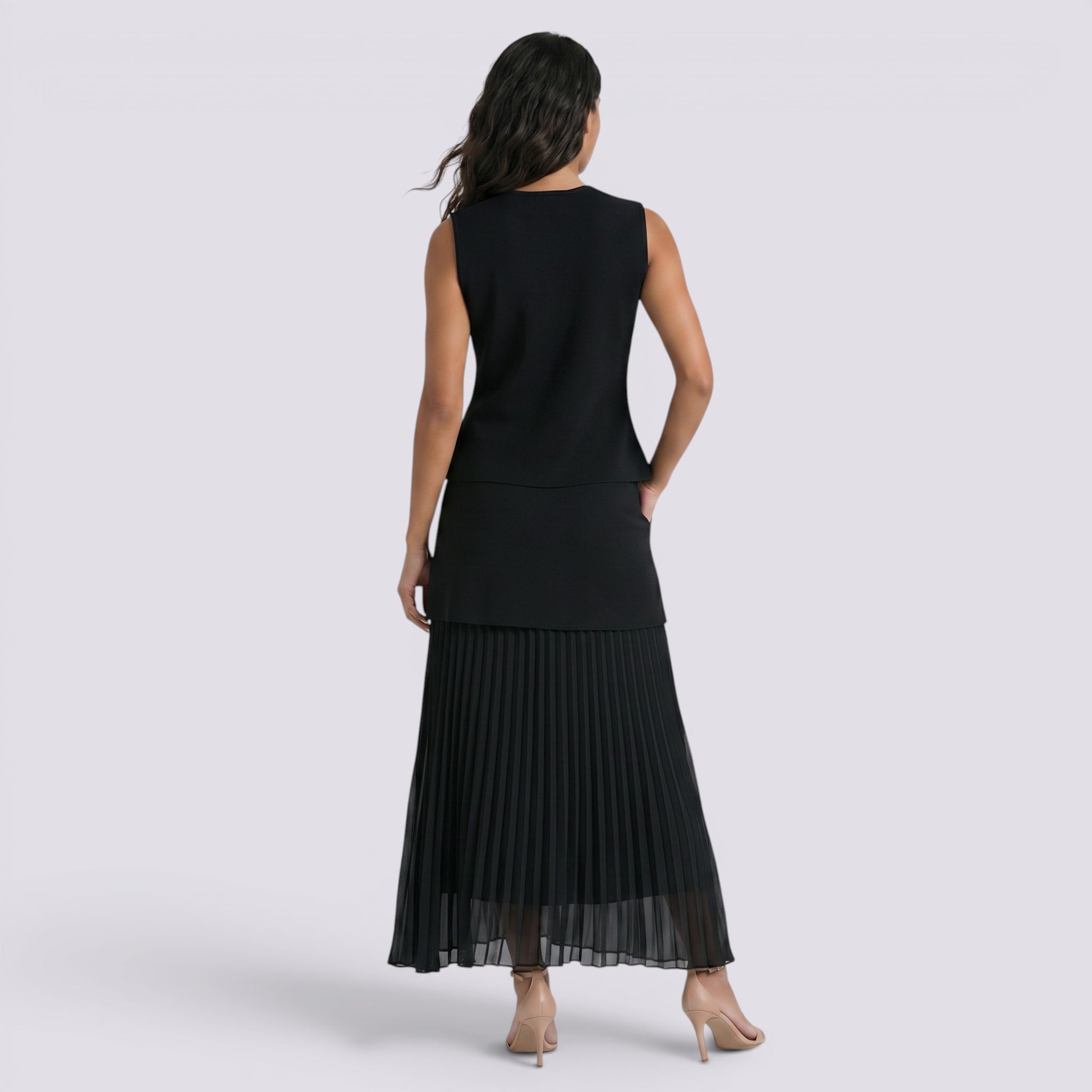Conjunto Top y Falda Mujer Elegante