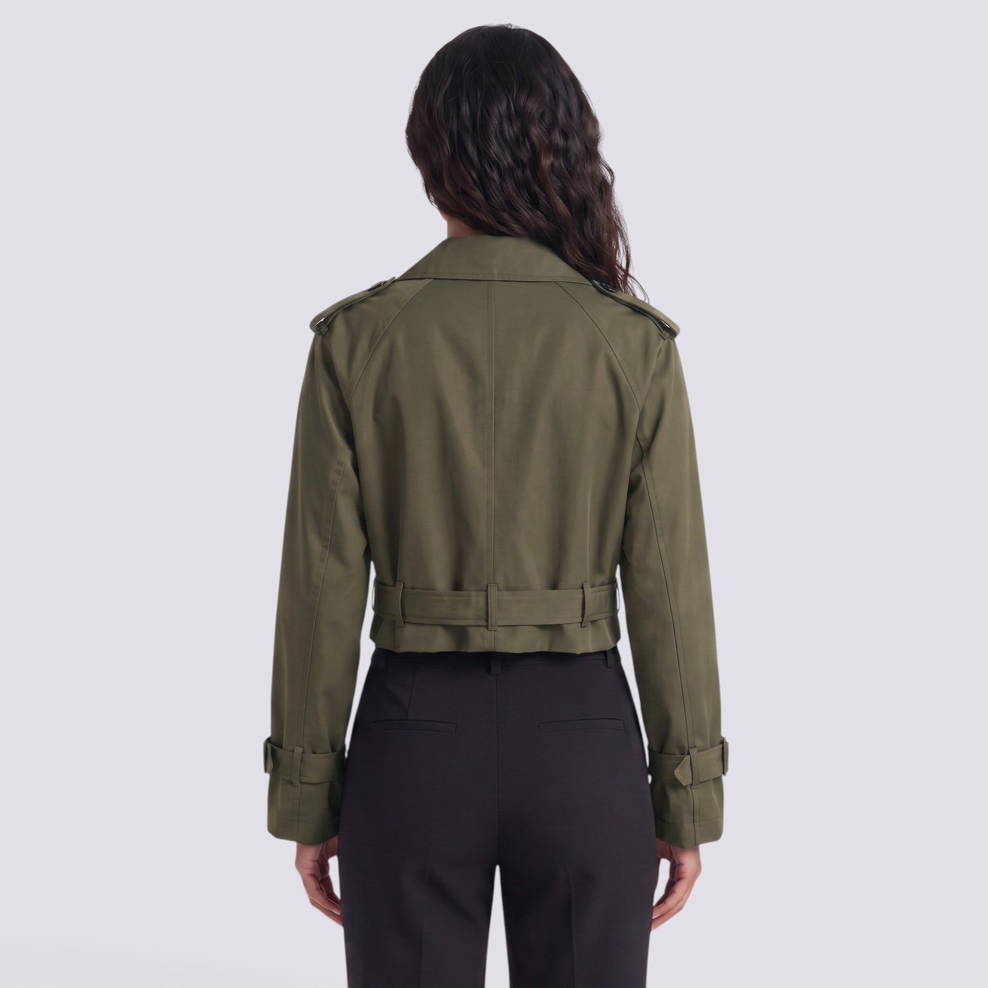 Chaqueta Mujer Corta Cortavientos Estilo