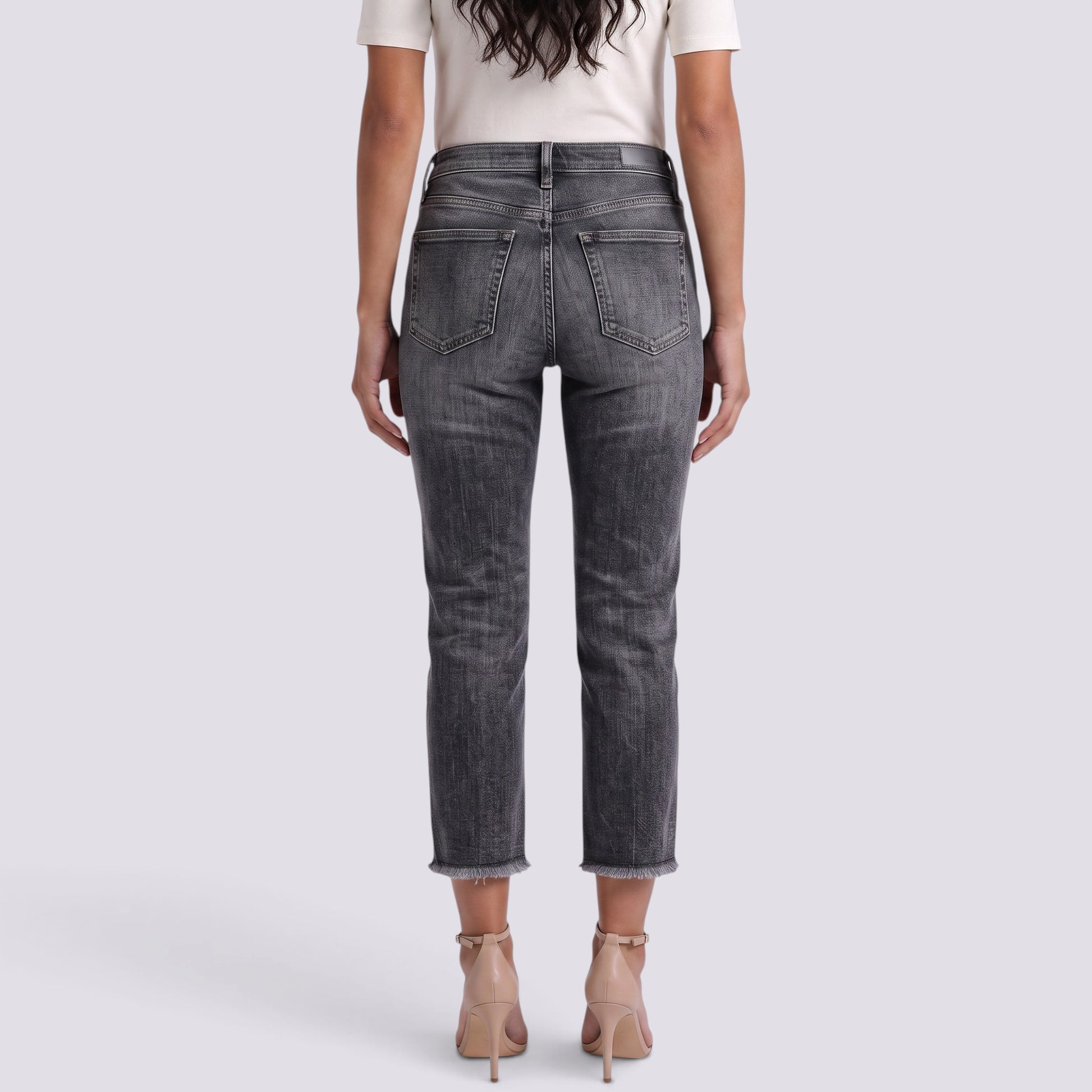 Pantalón Vaquero Mujer Slim Cintura Alta
