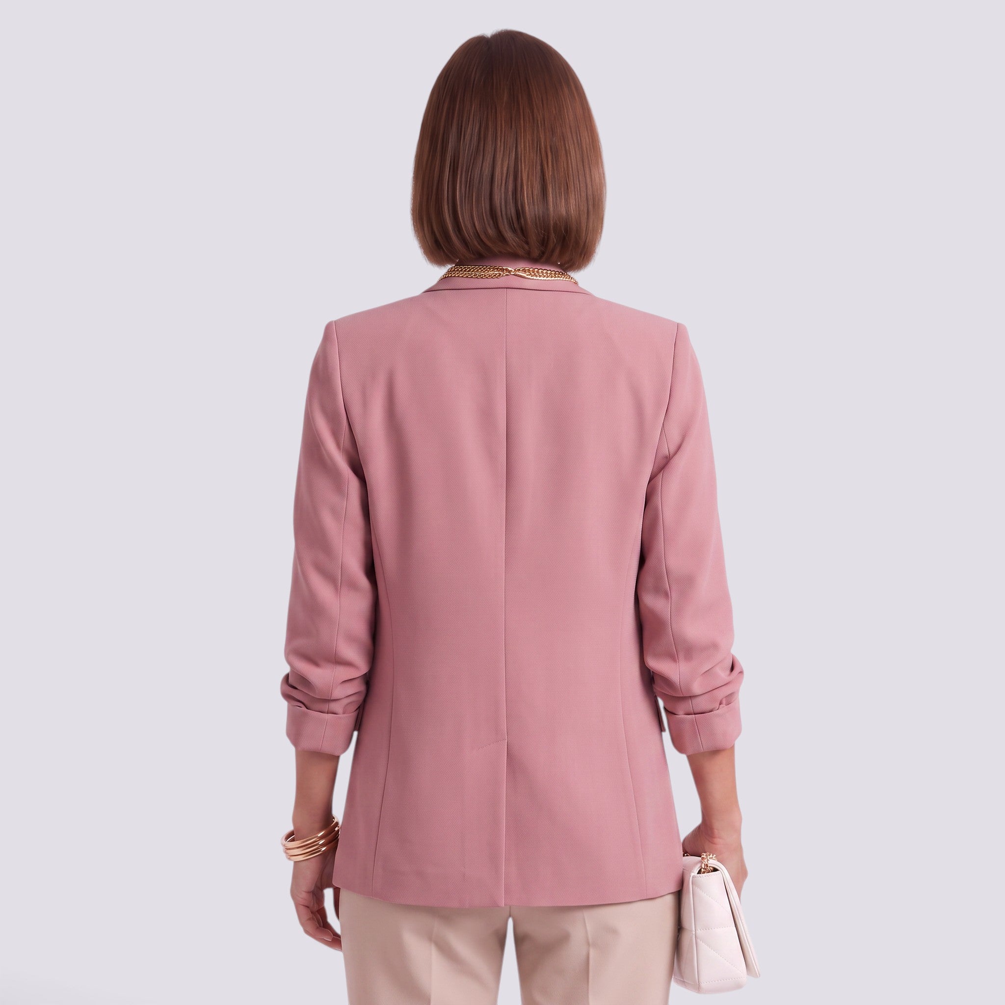 Blazer Mujer Entallado Elegante Corte Profesional