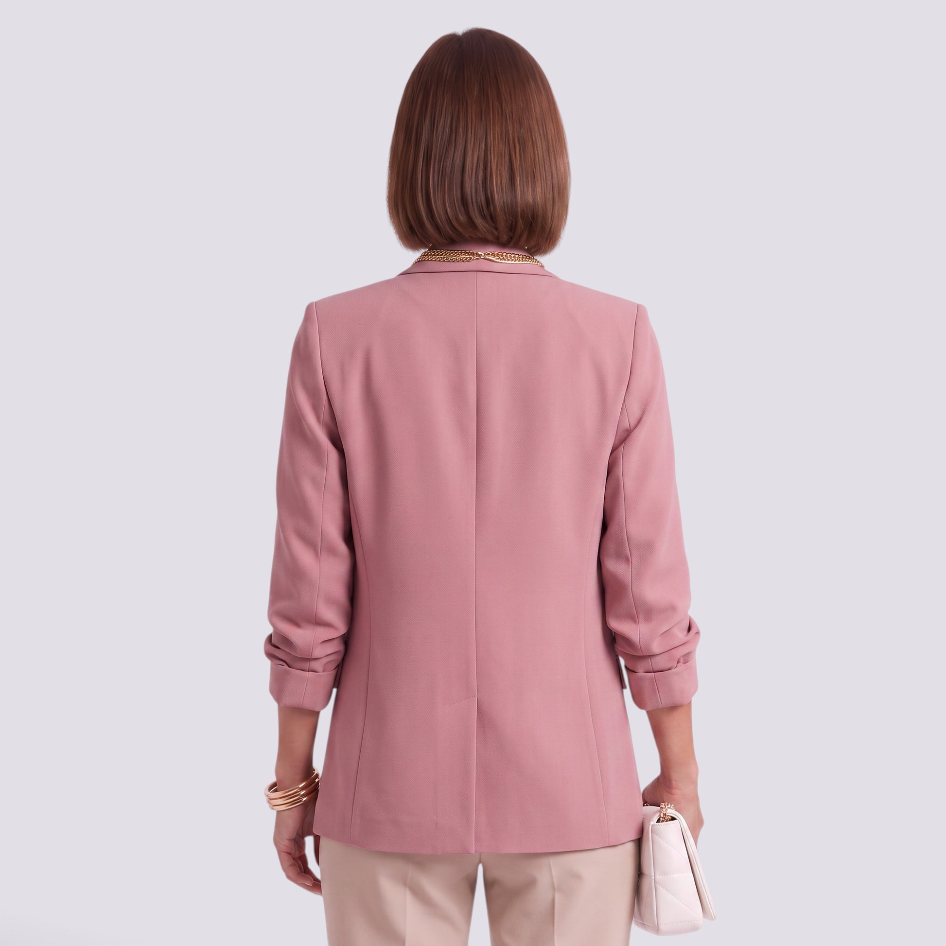 Blazer Mujer Entallado Elegante Corte Profesional