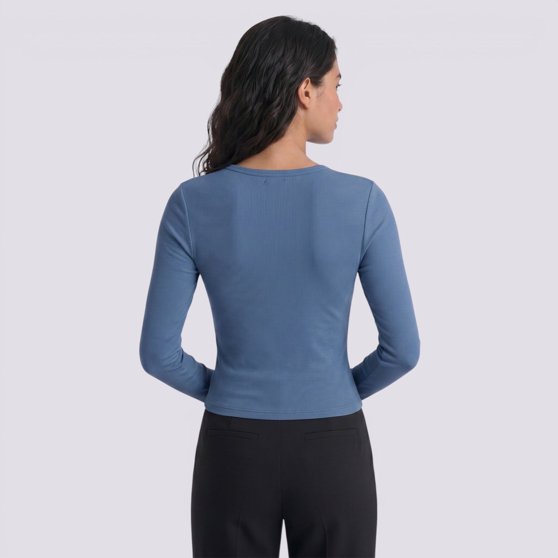 Camiseta Mujer Manga Larga Entallada
