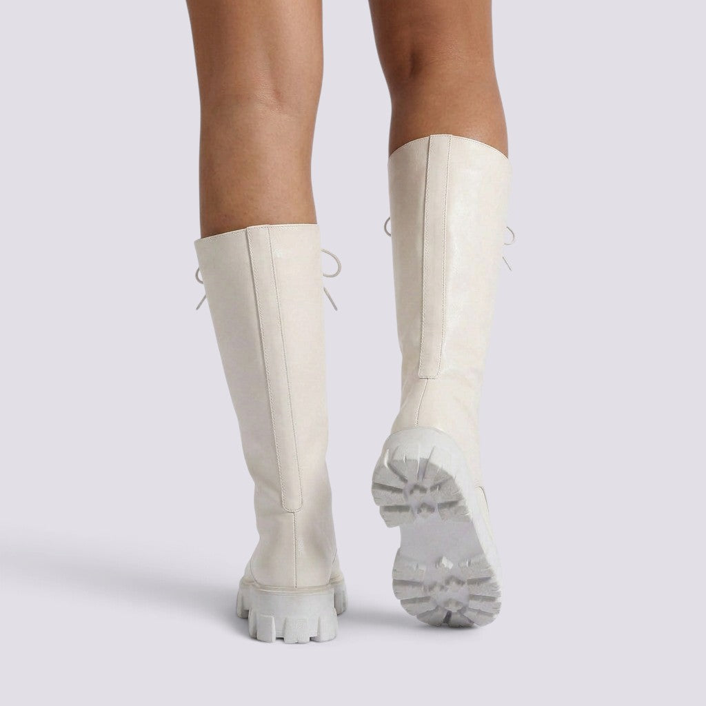 Botas Mujer Altas con Plataforma y Cremallera