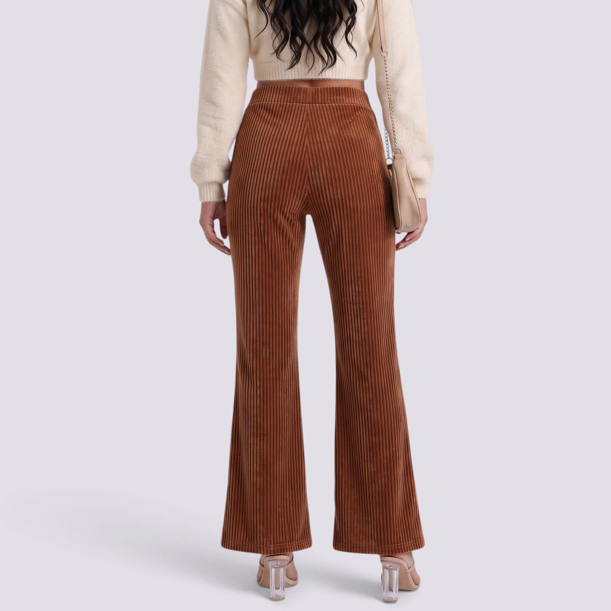 Pantalón Ancho Mujer de Pana