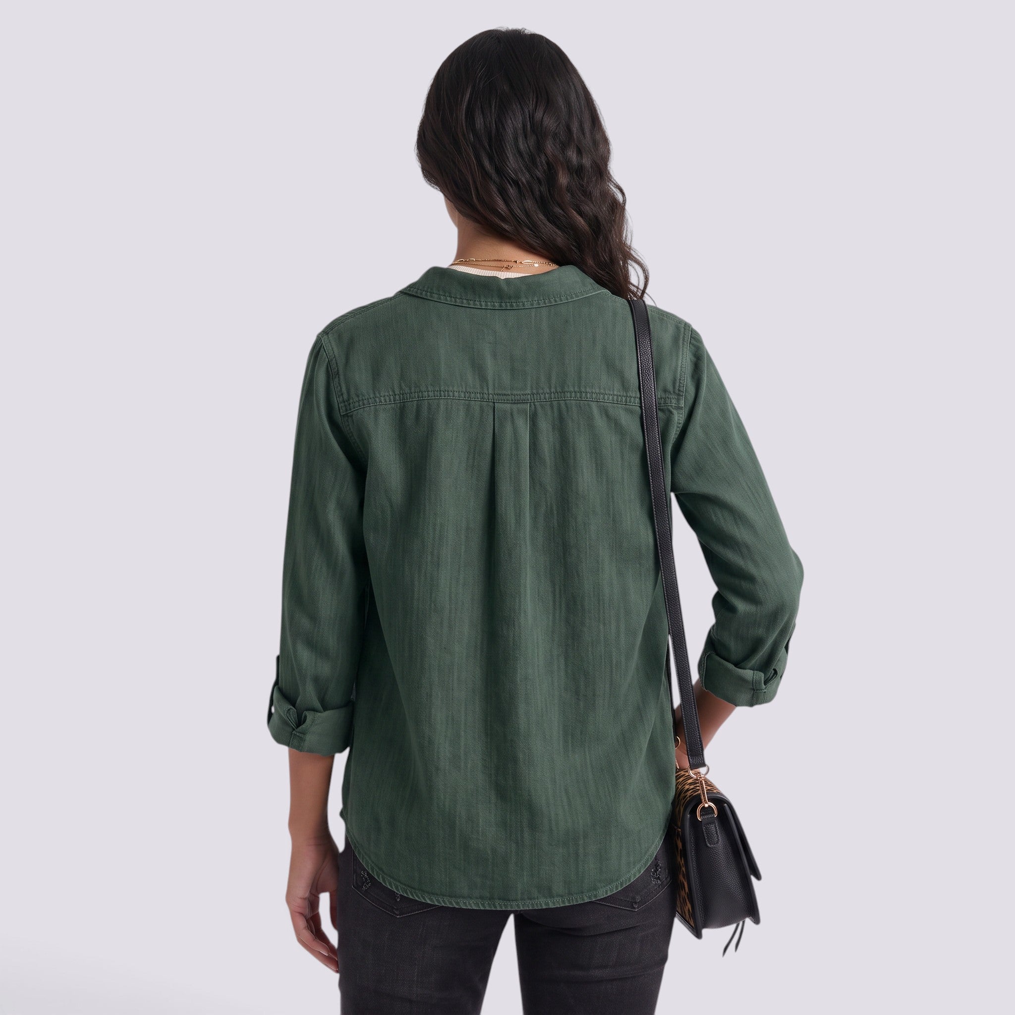 Chaqueta Mujer Vaquera Corte Holgado Doble Bolsillo