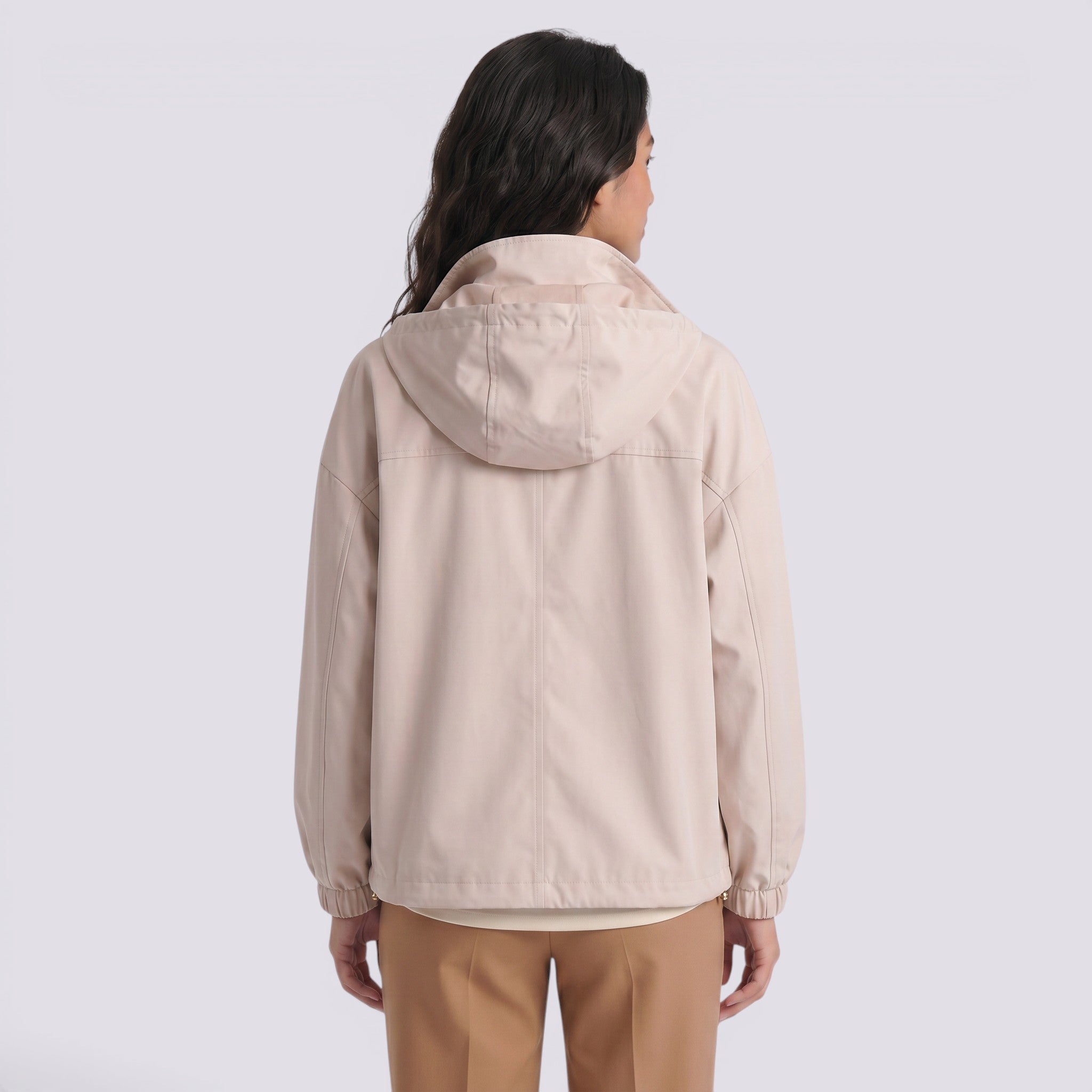 Chaqueta Abrigos Mujer Oversize con Capucha