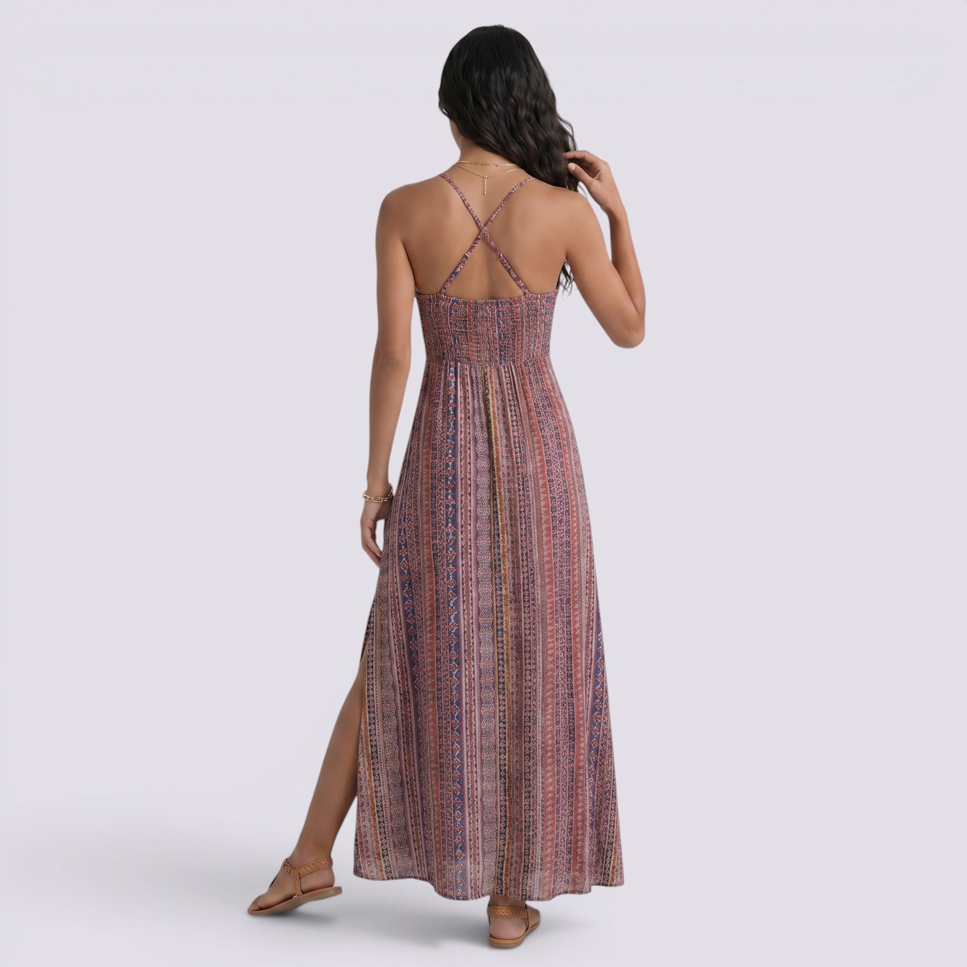Vestido Maxi Largo Boho Mujer Verano