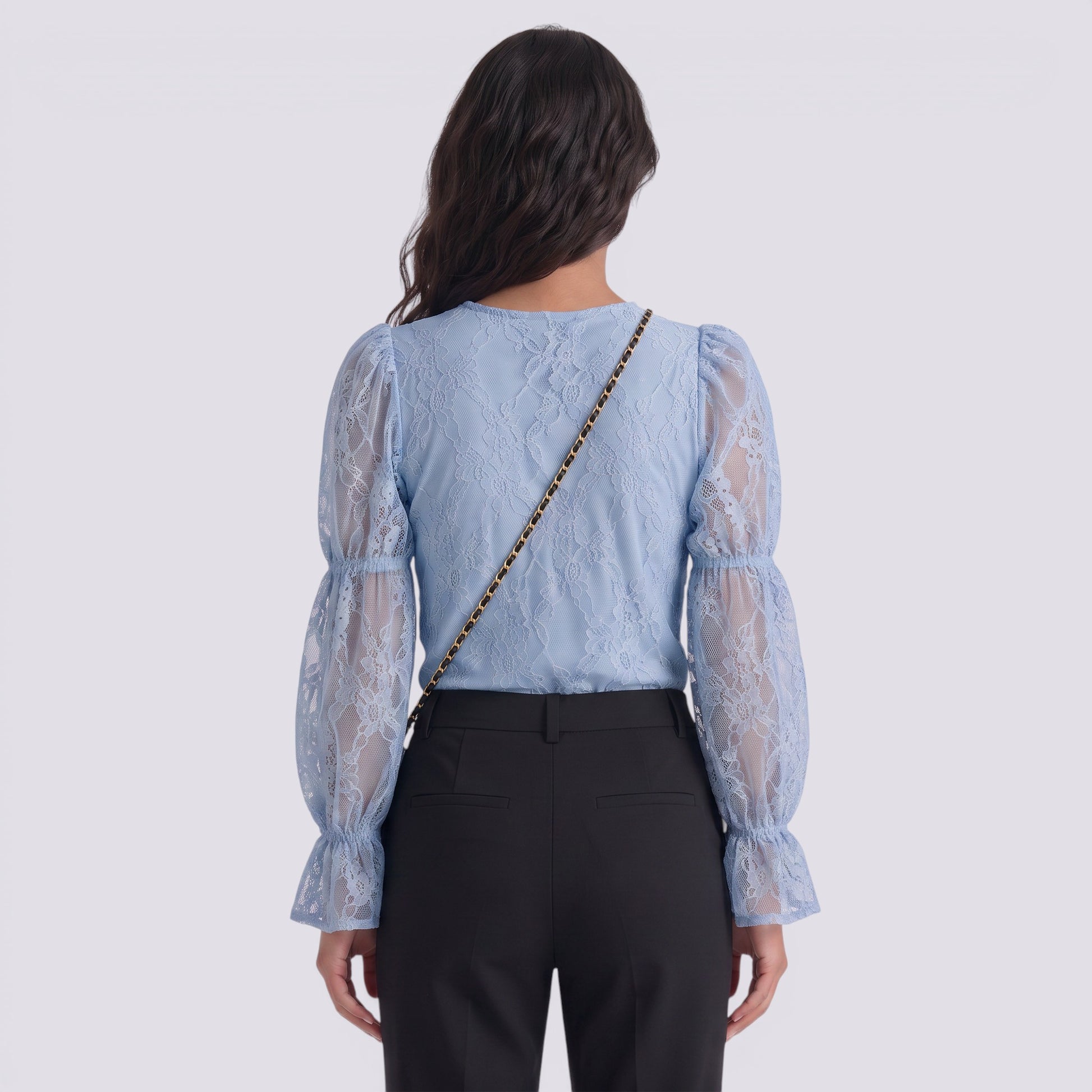 Camiseta Mujer de Encaje Romántico
