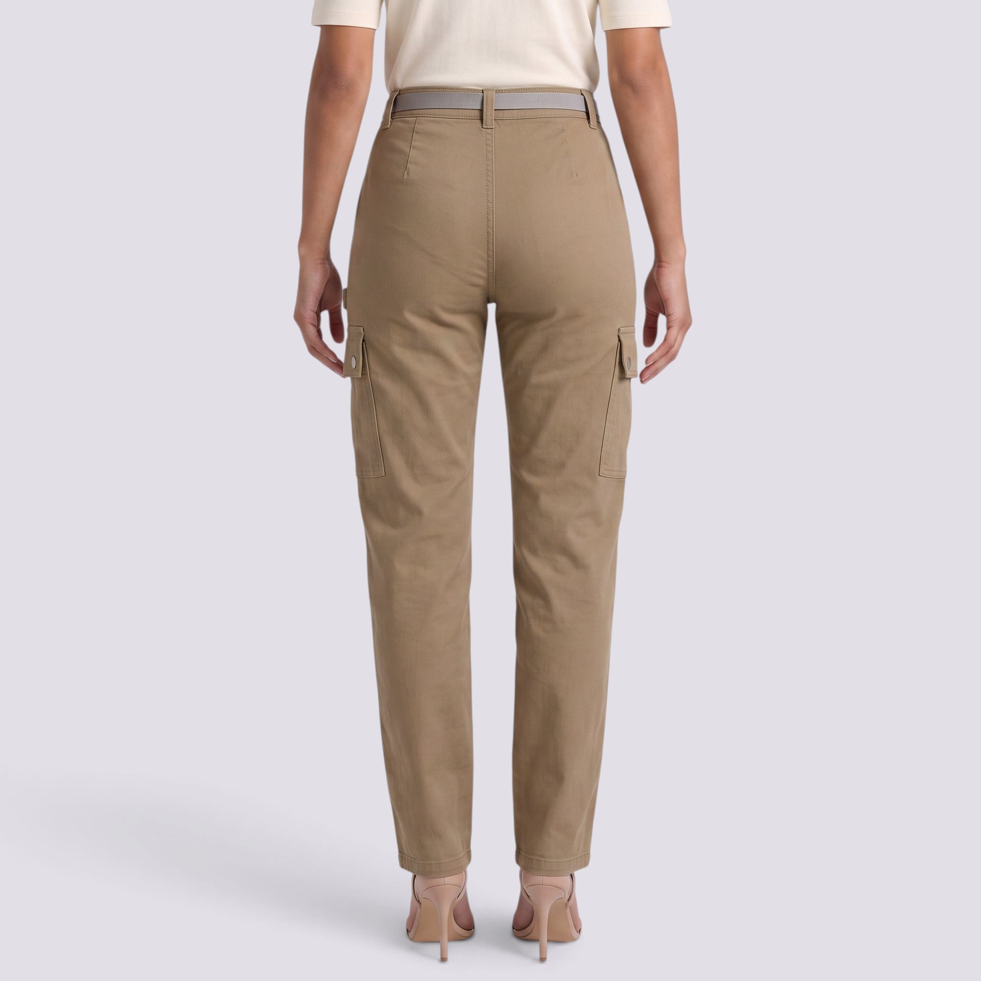 Pantalón Cargo Mujer Tiro Alto