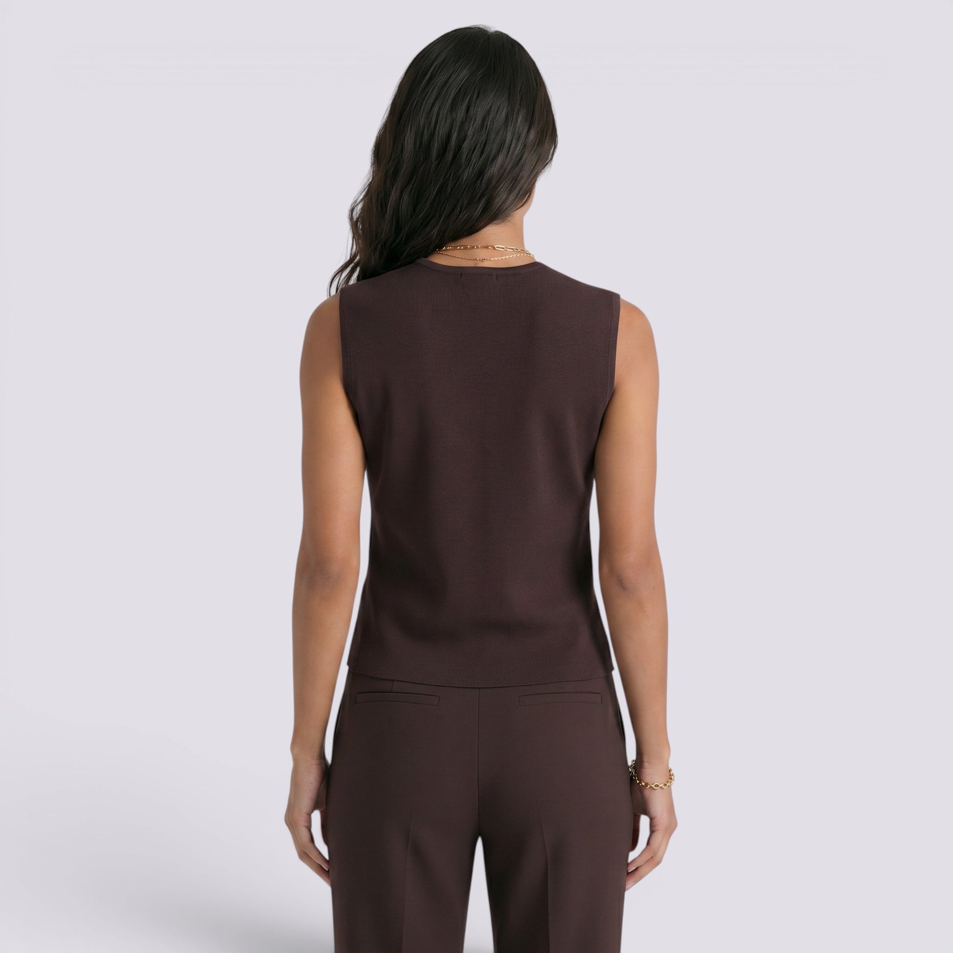 Top de Punto Mujer Elegante