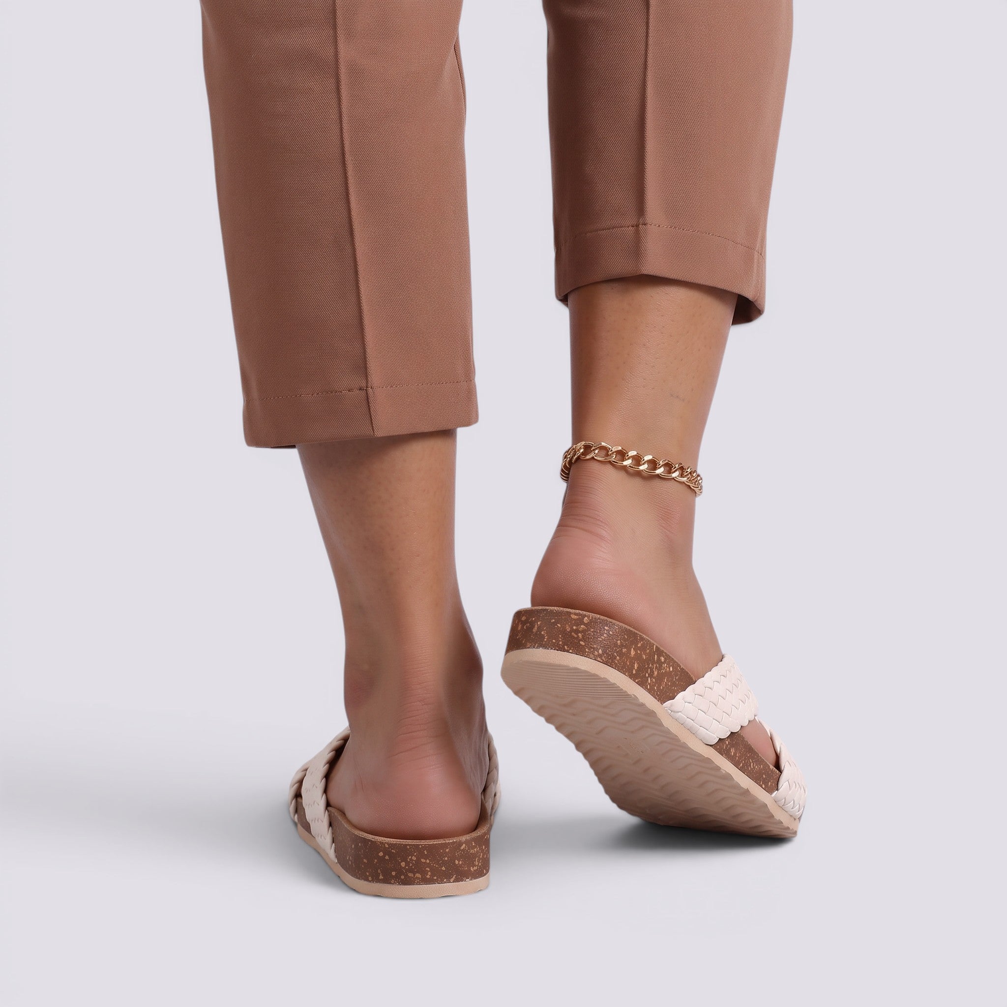 Sandalias Plataforma Mujer Tiras Cruzadas