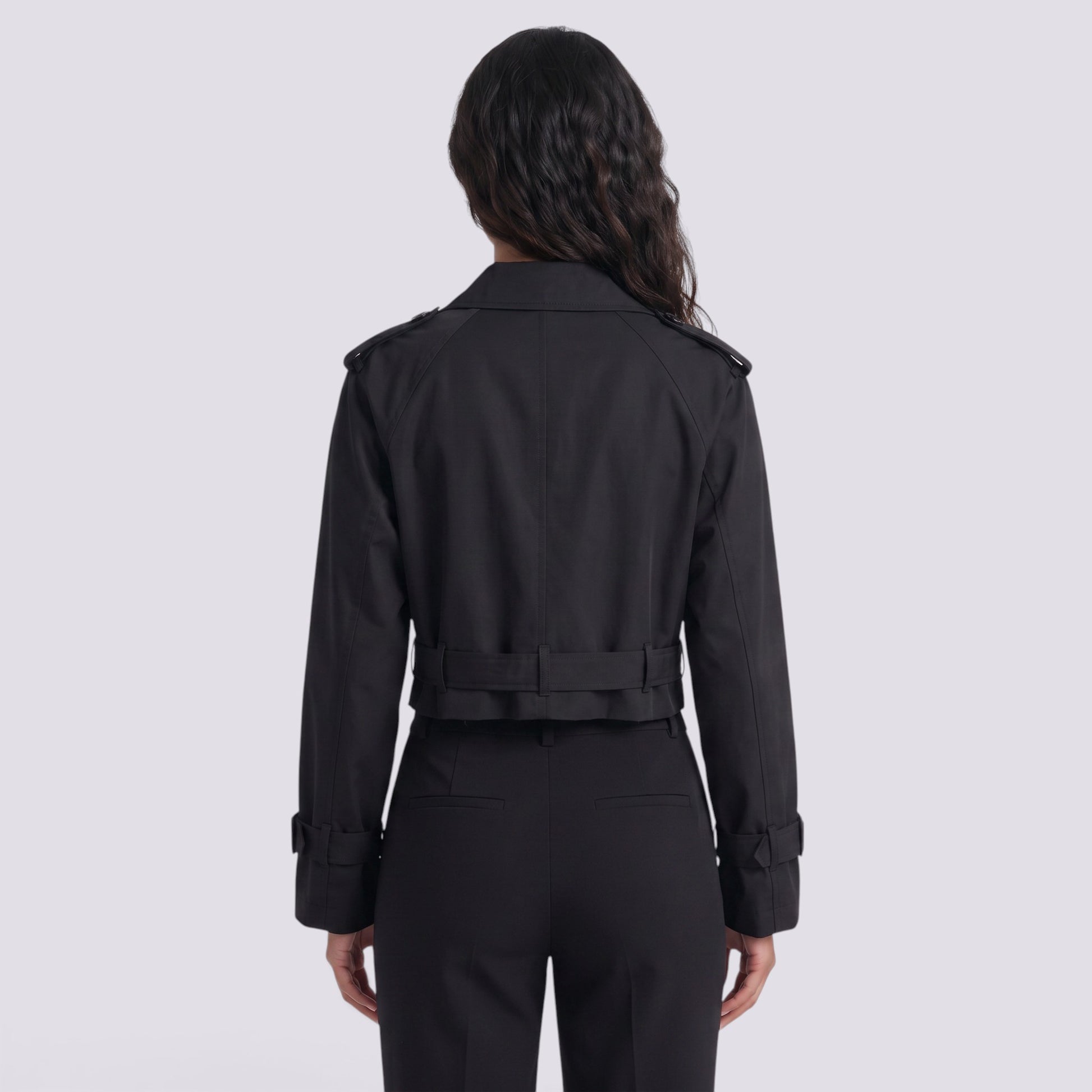 Chaqueta Mujer Corta Cortavientos Estilo