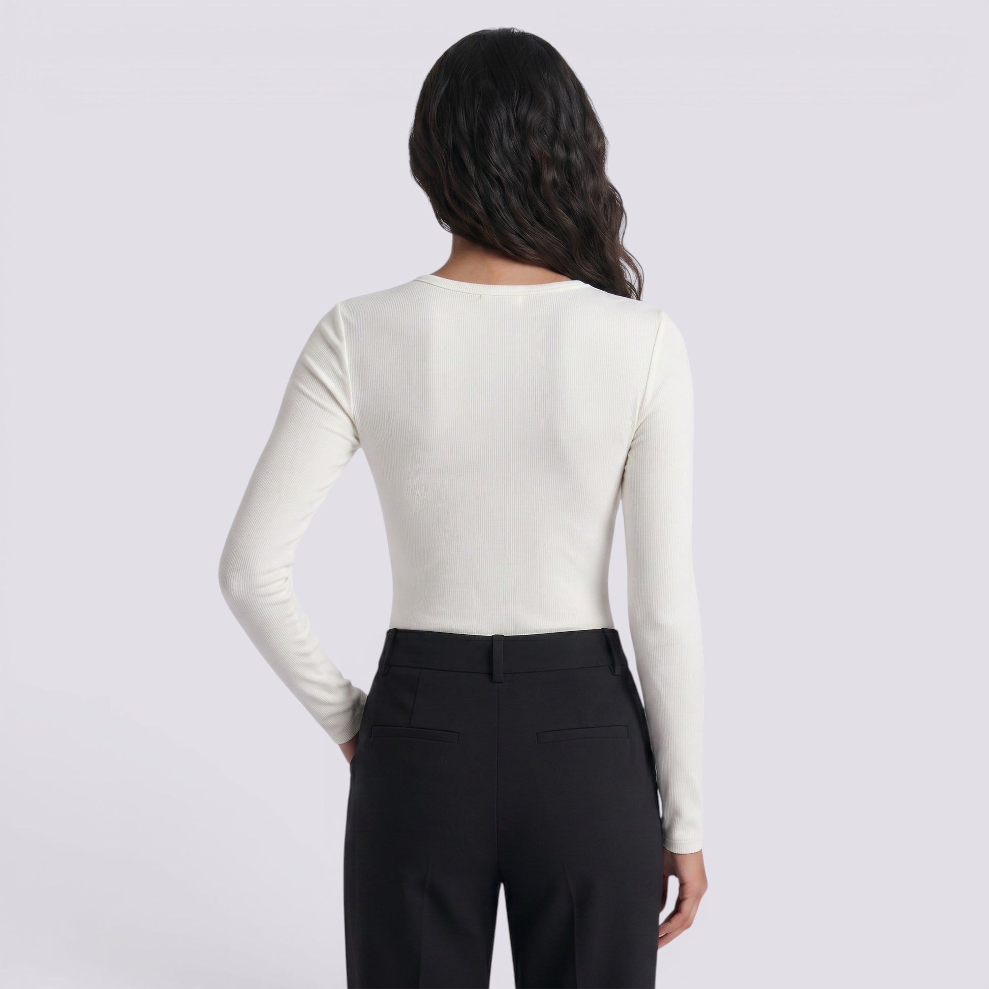 Camiseta Mujer Manga Larga Entallada