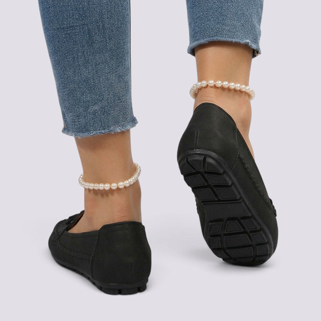 Mocasines Mujer Cómodos Punta Redonda