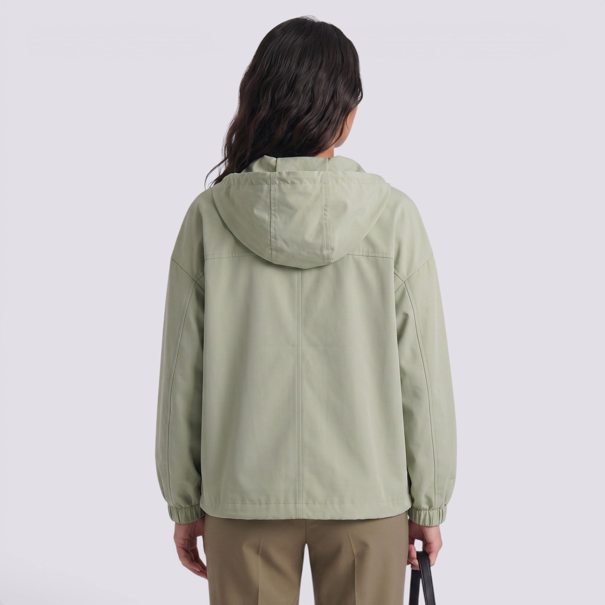 Chaqueta Abrigos Mujer Oversize con Capucha