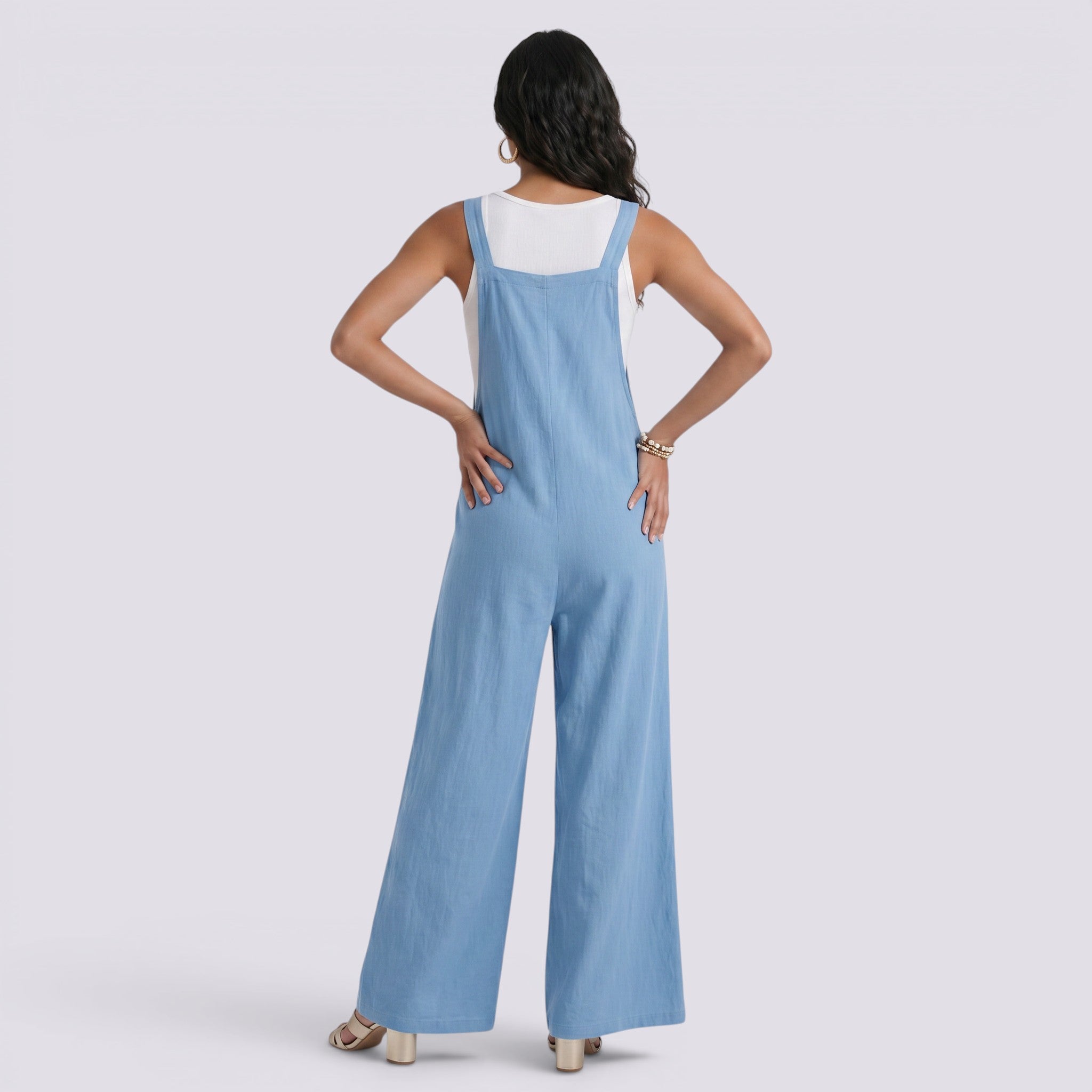 Mono Largo Casual de Mujer con Tirantes Verano