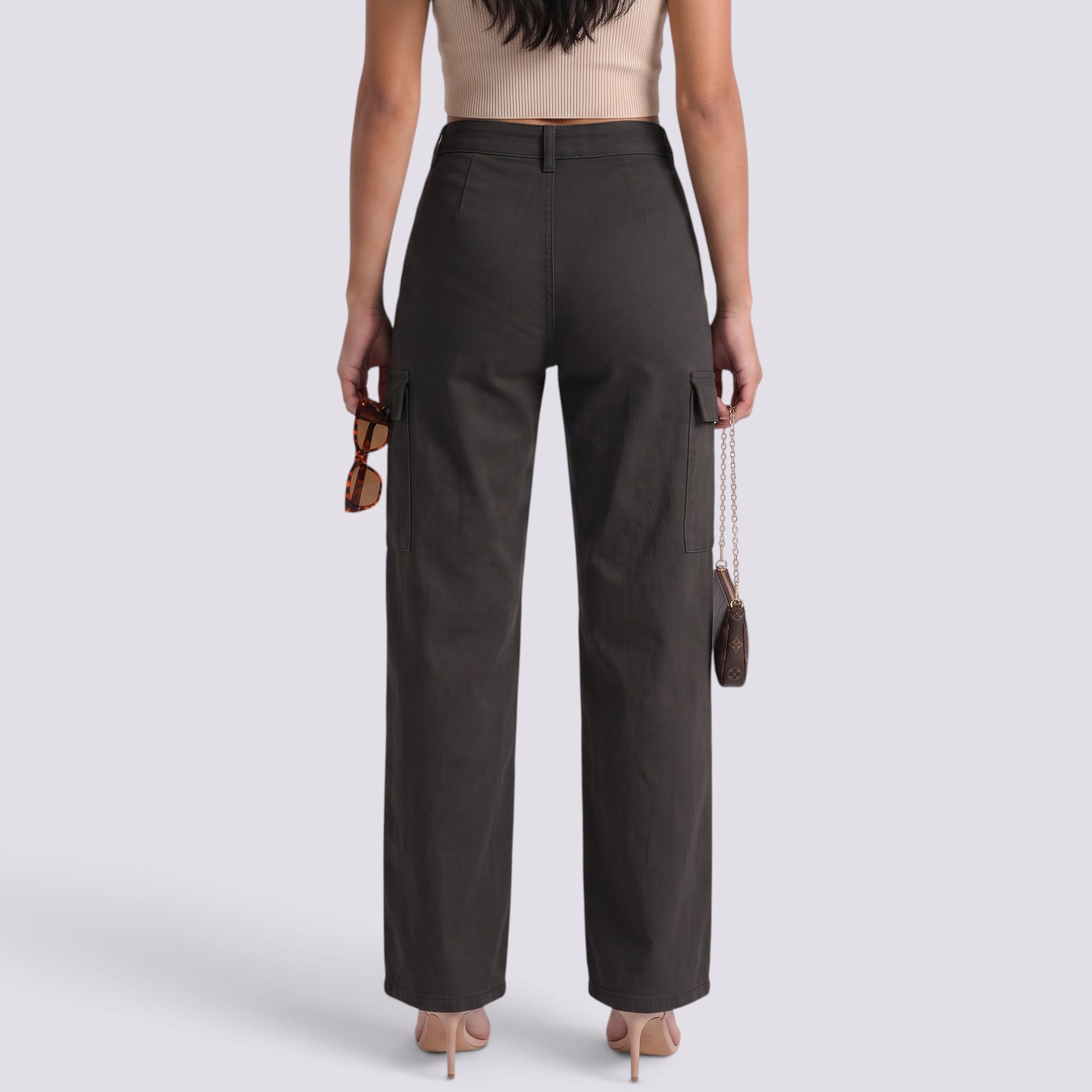 Pantalón Vaquero Mujer Recto Tiro Alto