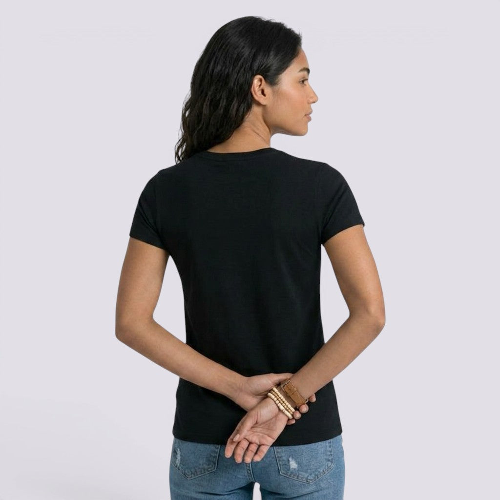 Camiseta Mujer Manga Corta Estampada