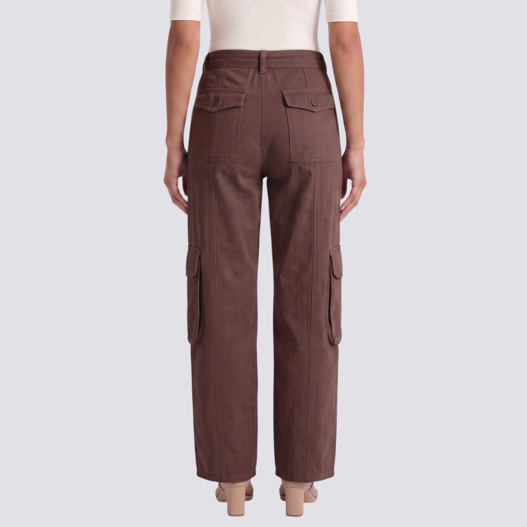 Pantalones Vaqueros Mujer Corte Recto