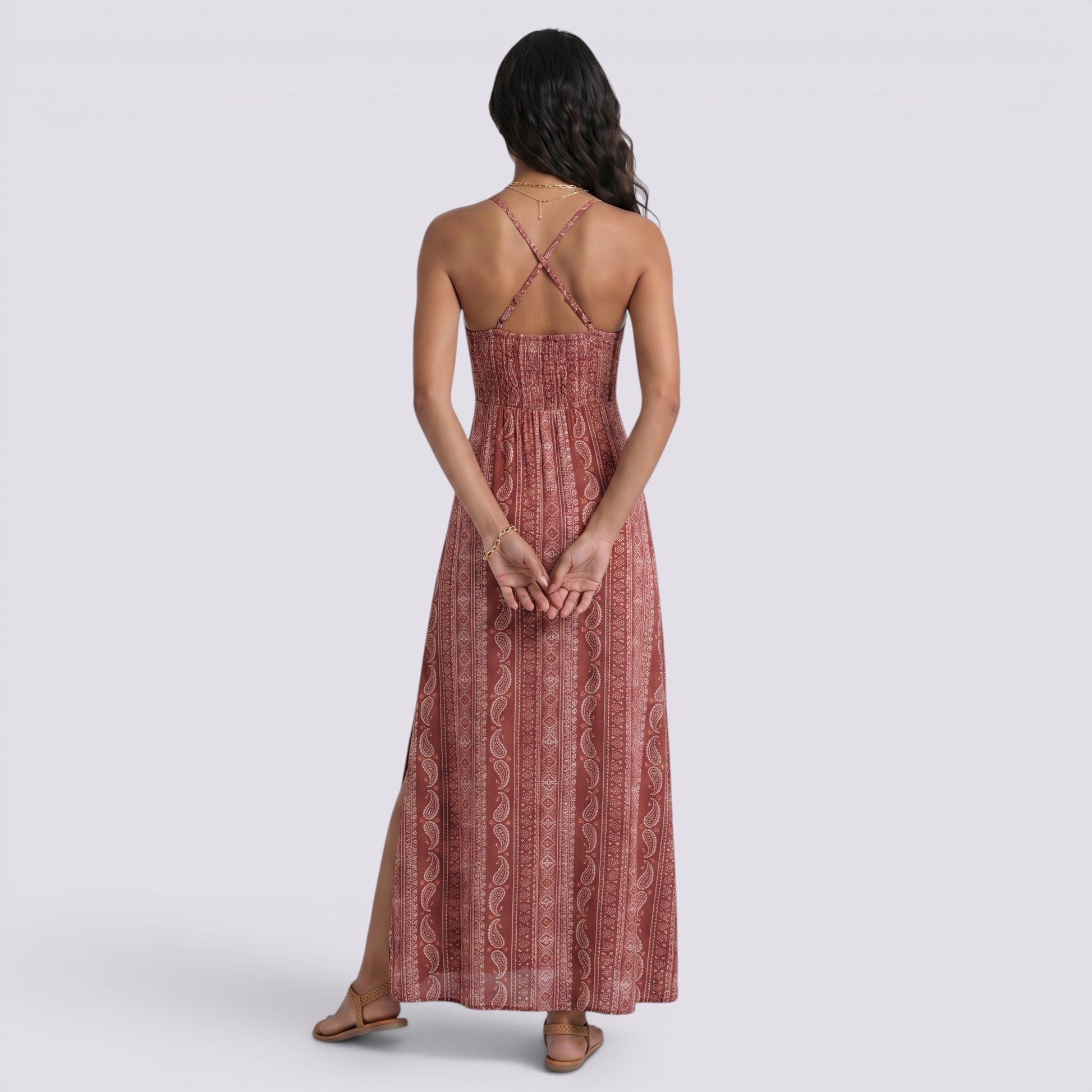 Vestido Maxi Largo Boho Mujer Verano