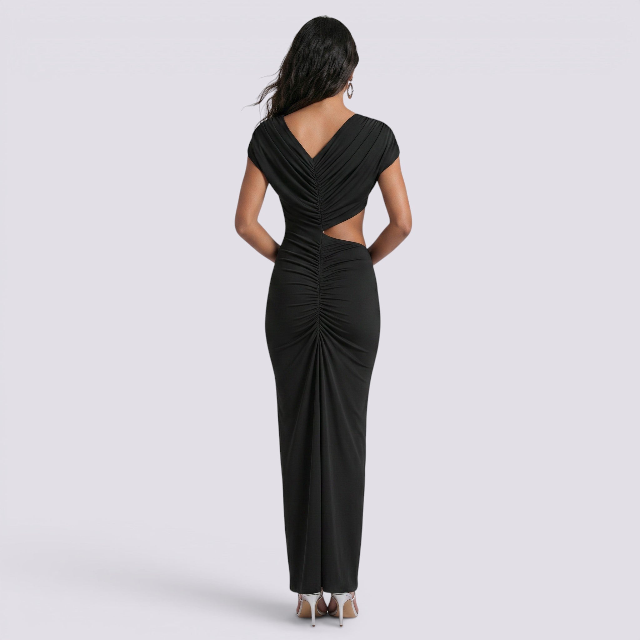 Vestido Largo Mujer Elegante Aberturas