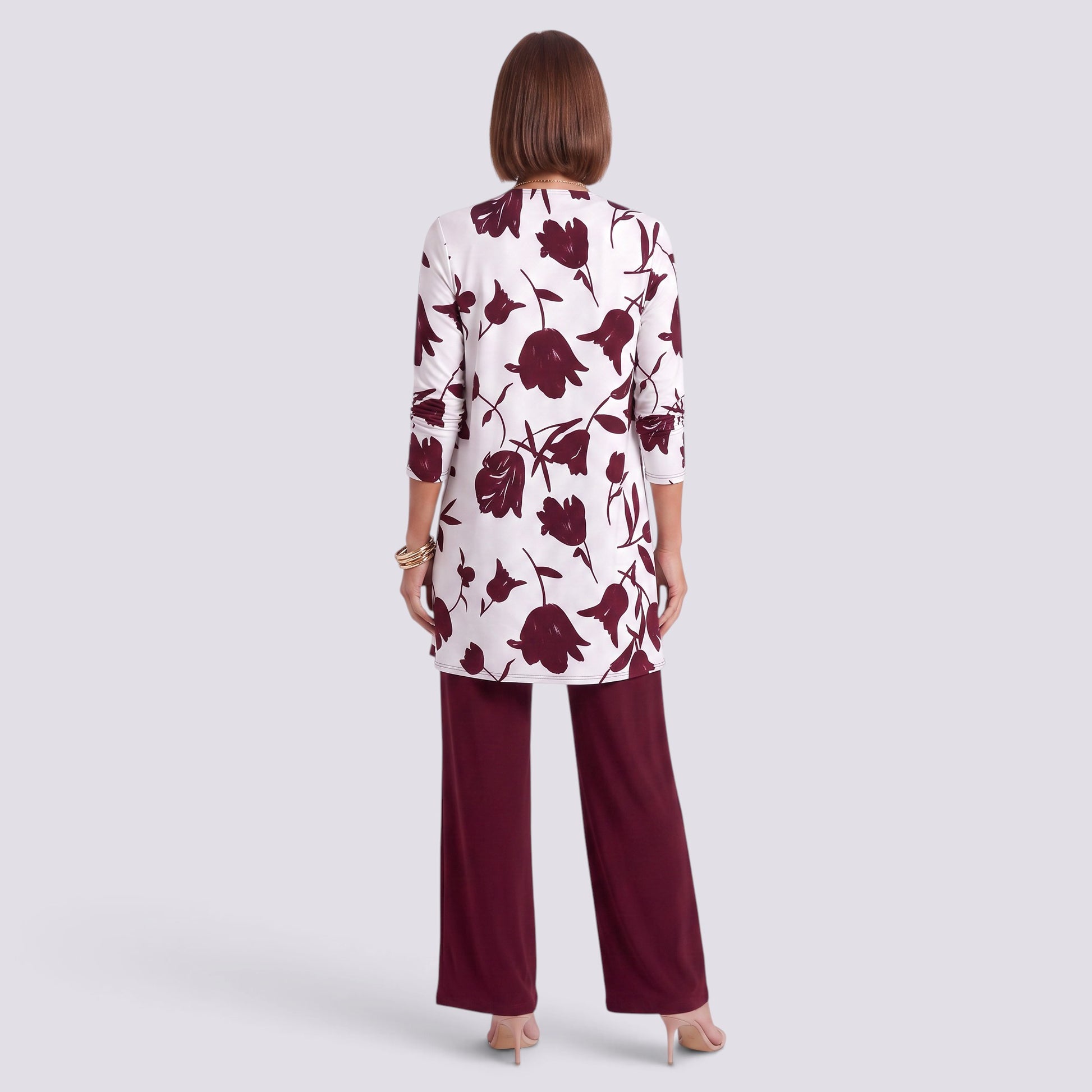 Conjunto Mujer Cárdigan y Pantalón Elegante