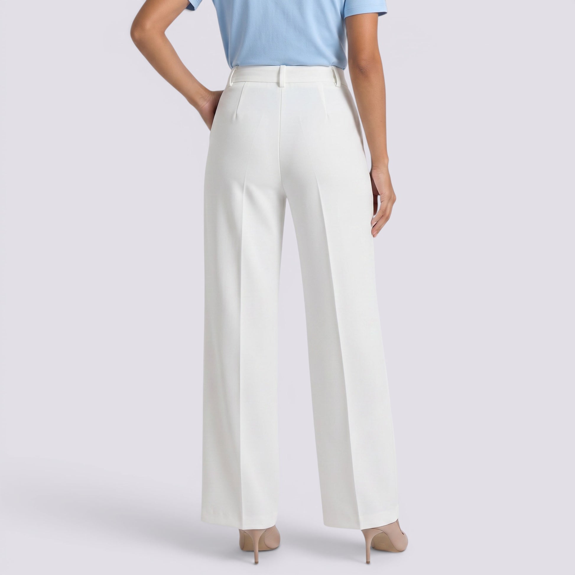 Pantalón de Vestir Mujer Tiro Alto