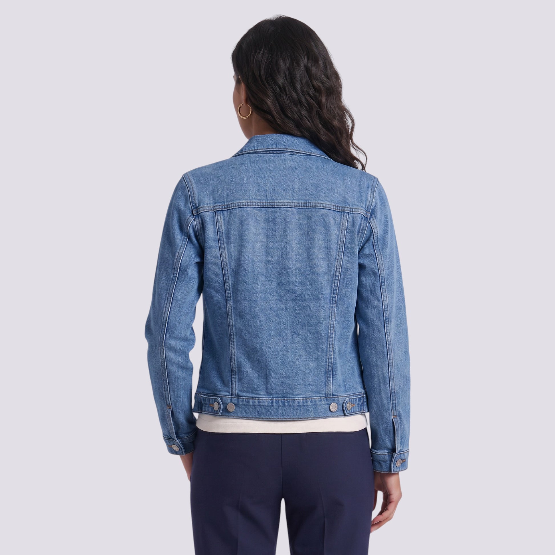 Chaqueta Vaquera Mujer Corte Entallado