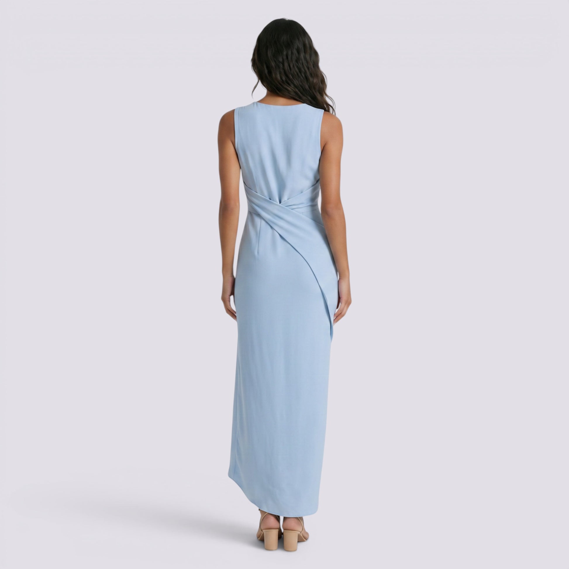 Vestido Largo Asimétrico Mujer