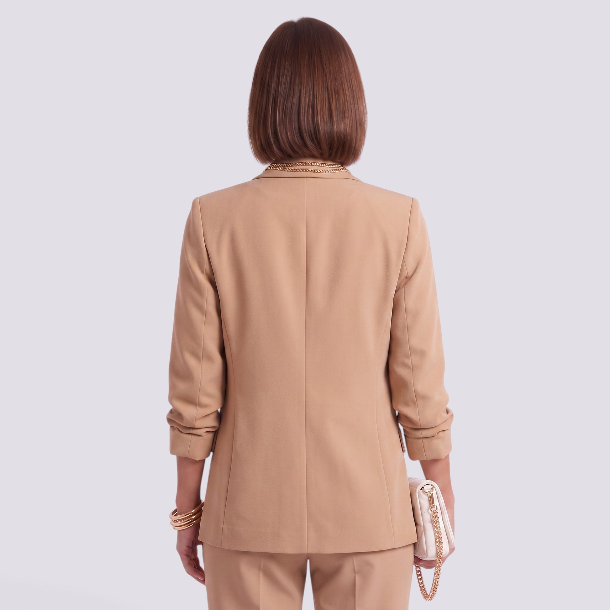 Blazer Mujer Entallado Elegante Corte Profesional