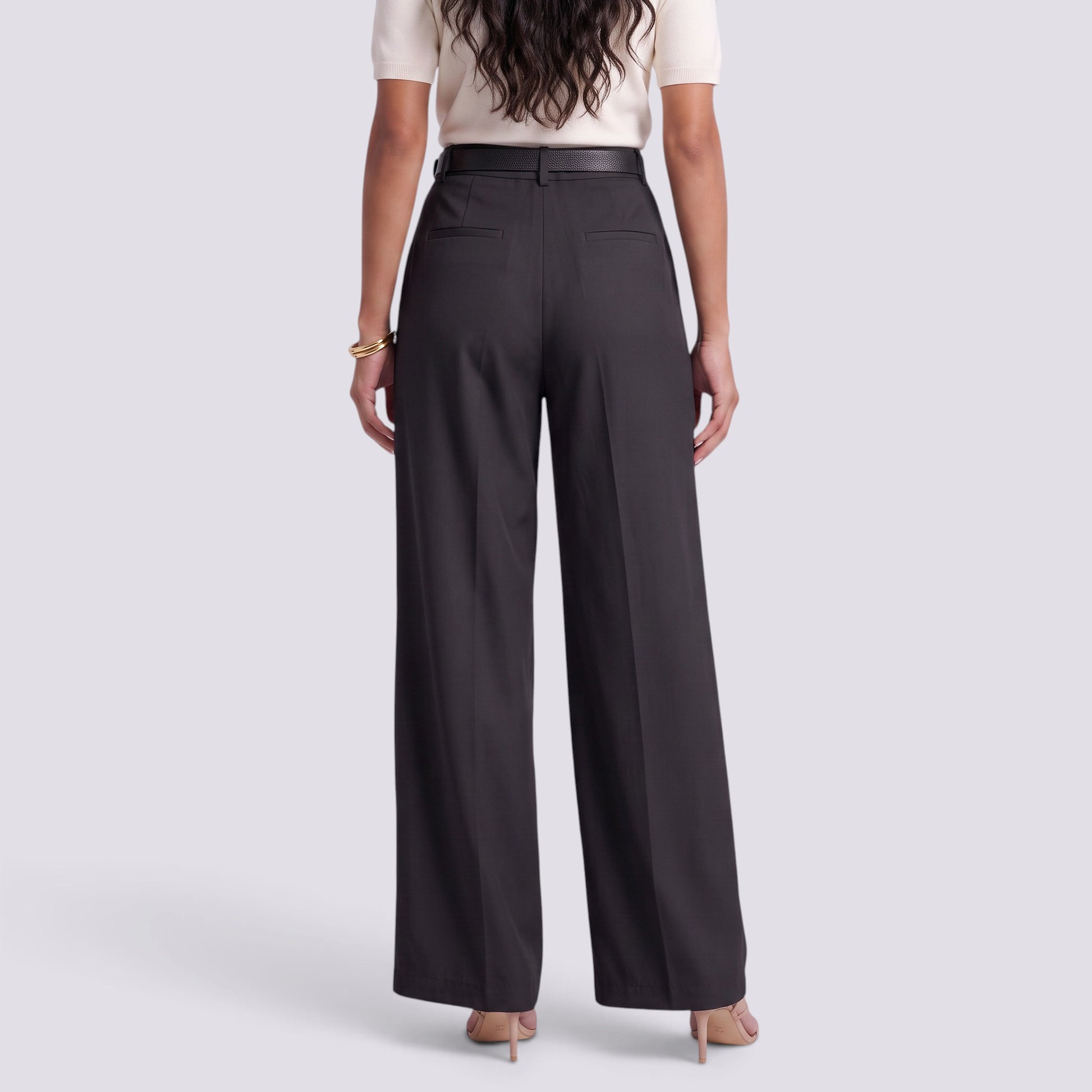 Pantalón Recto Mujer Cintura Alta