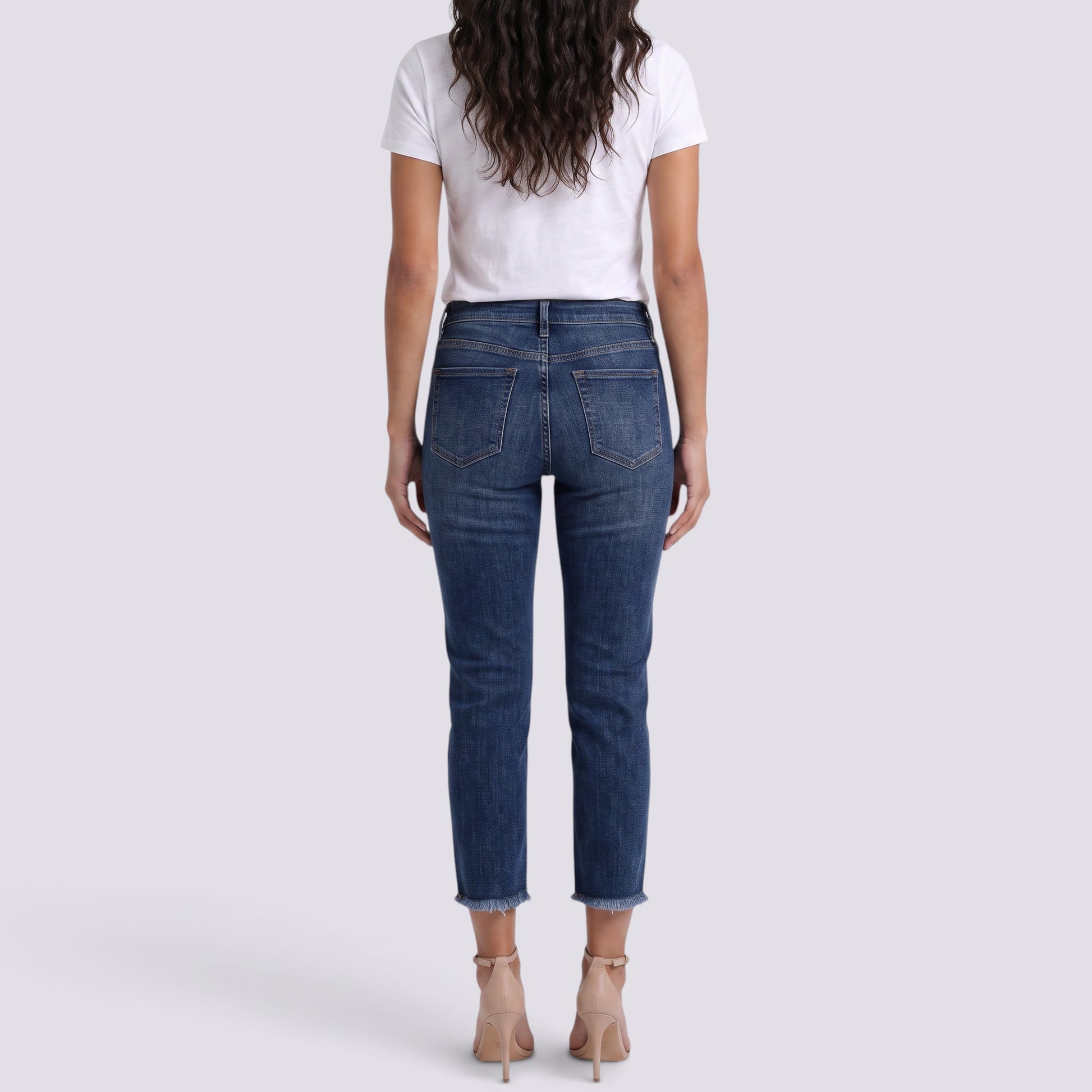 Pantalón Vaquero Mujer Slim Cintura Alta