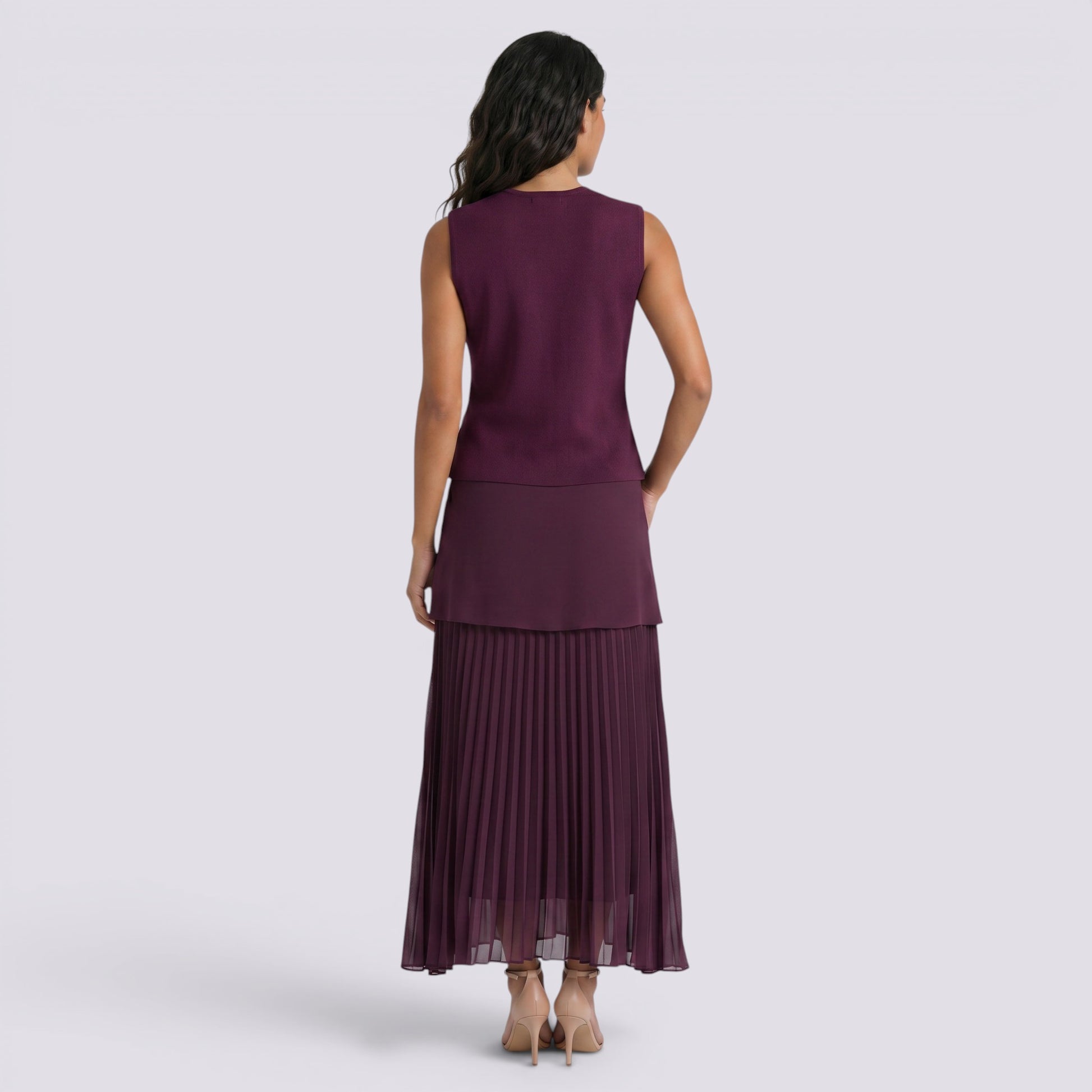 Conjunto Top y Falda Mujer Elegante