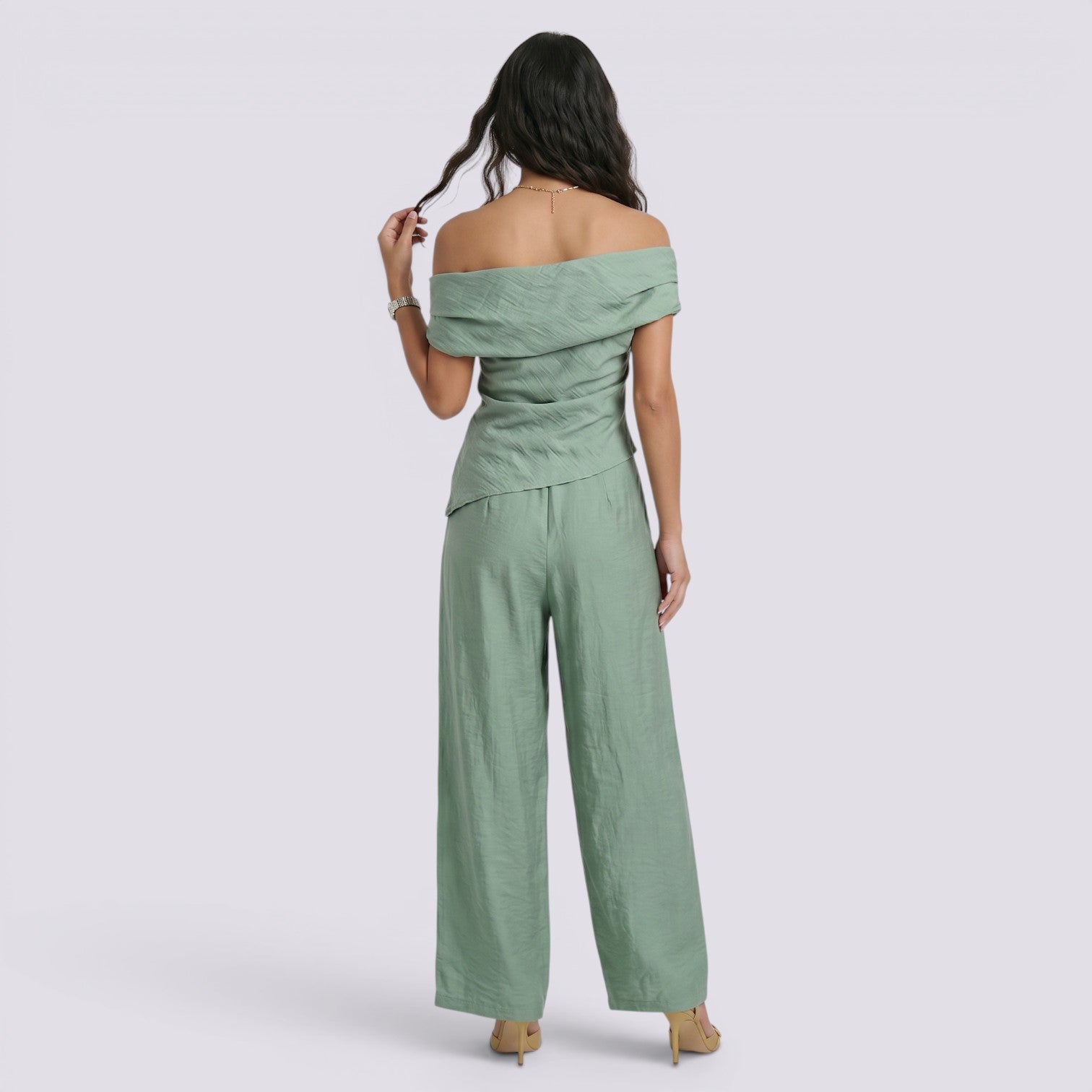 Conjunto Mujer Verano Pantalón Ancho