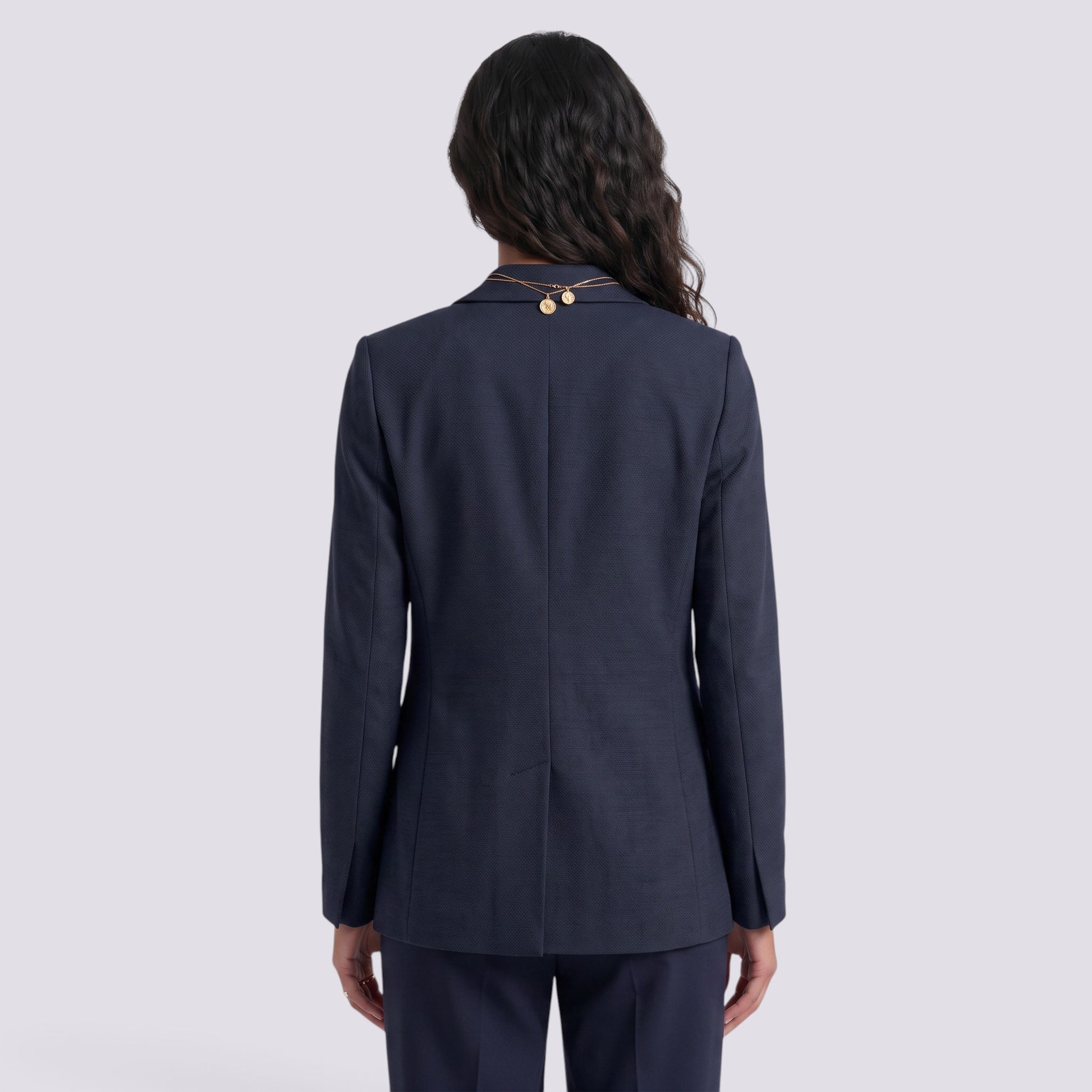 Blazer Mujer Entallado Corte Clásico
