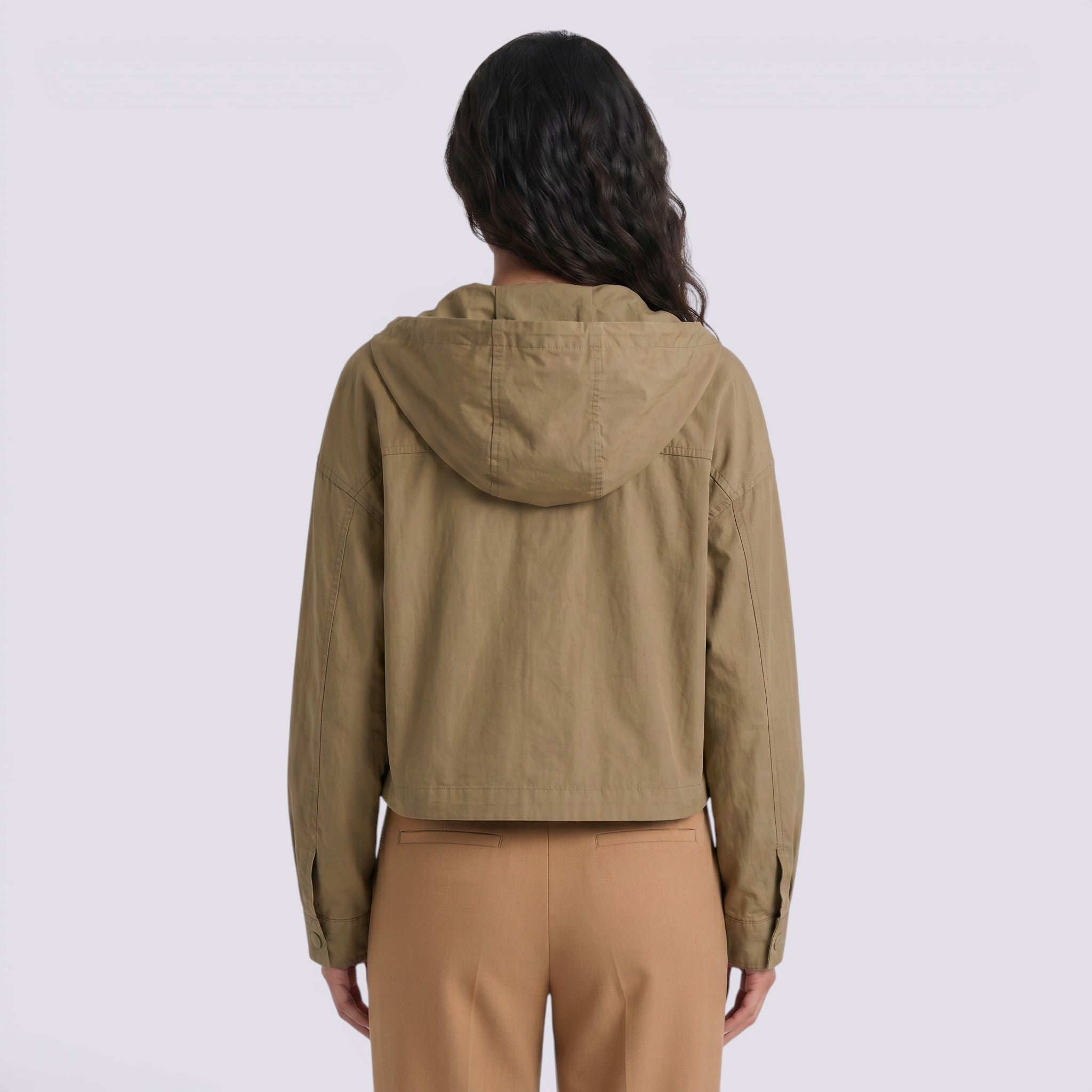 Chaqueta Corta Mujer de Manga Abullonada