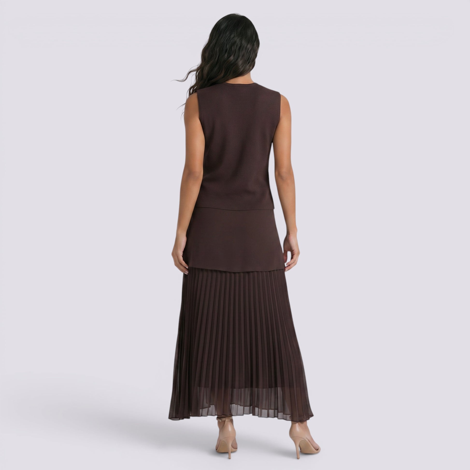 Conjunto Top y Falda Mujer Elegante