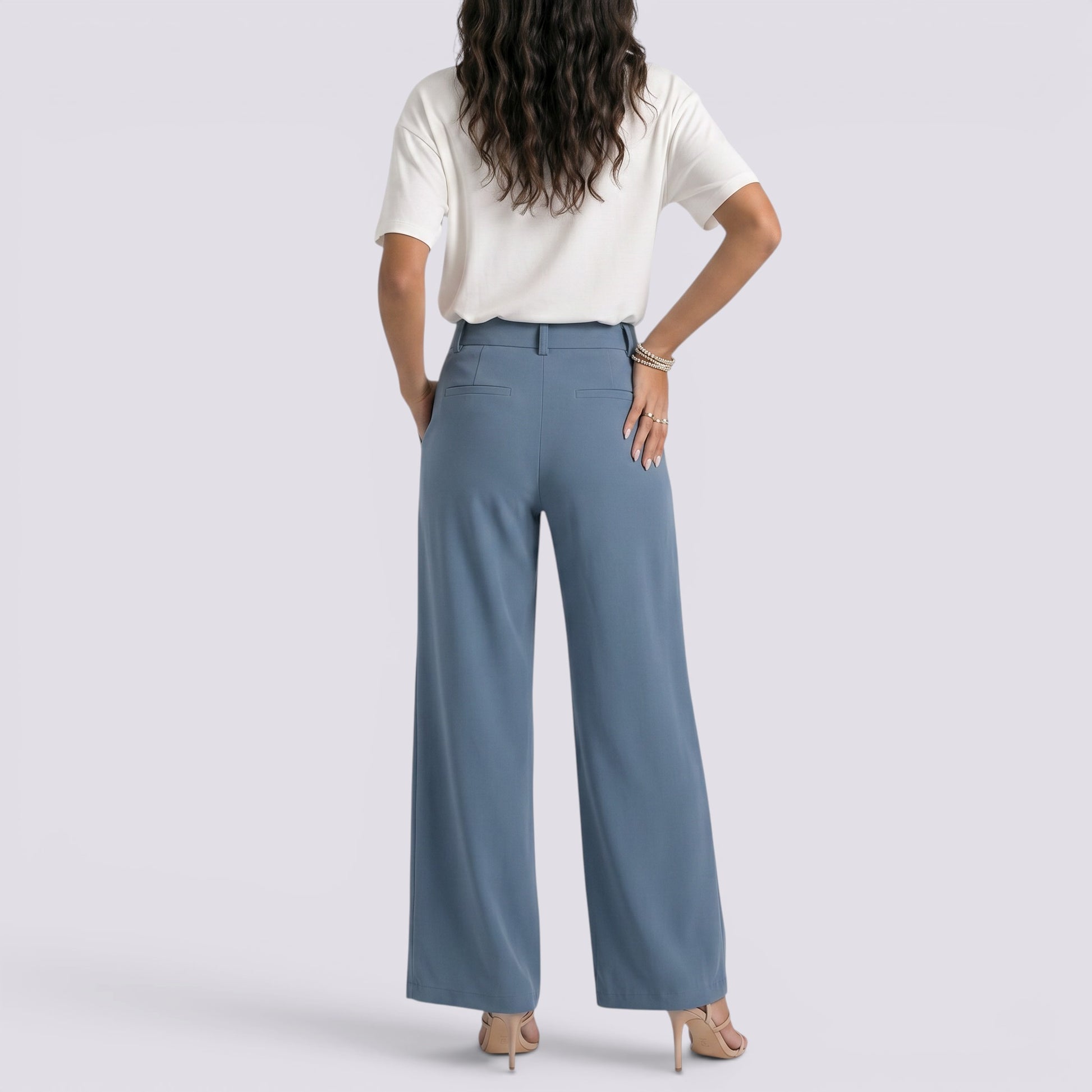 Pantalones Palazzo Mujer Elegantes