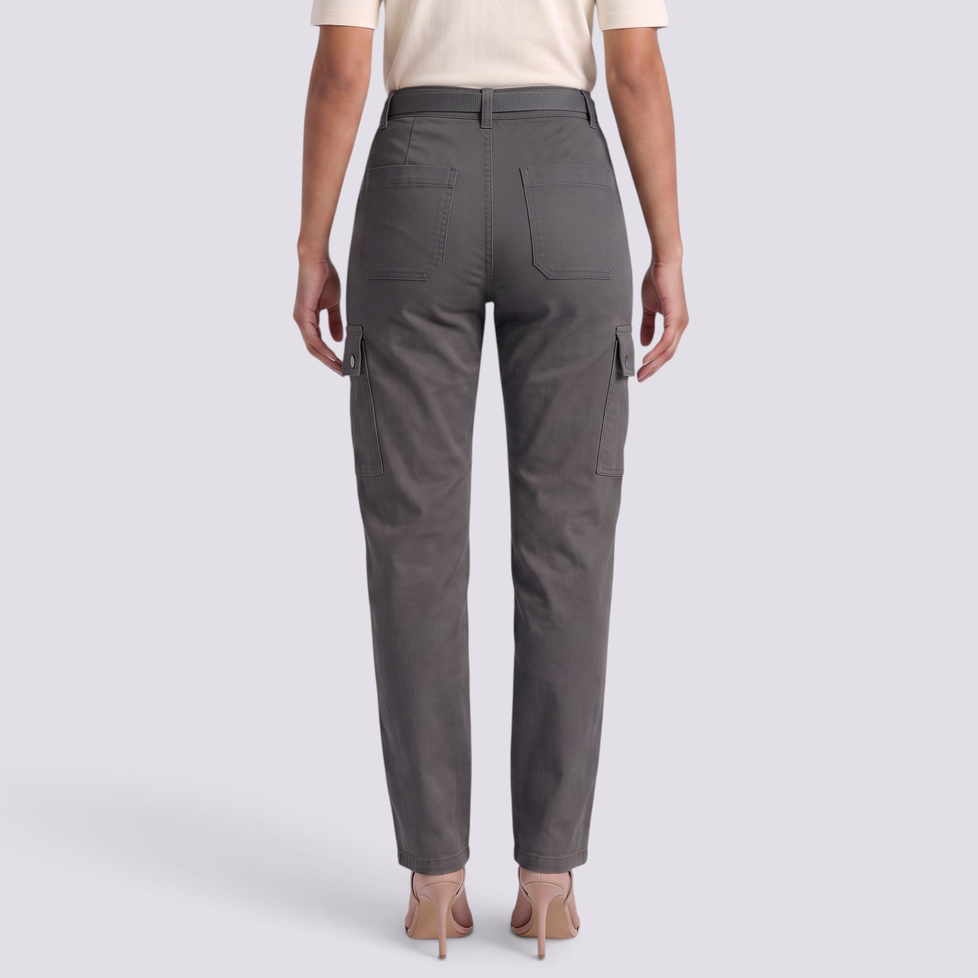 Pantalón Cargo Mujer Tiro Alto