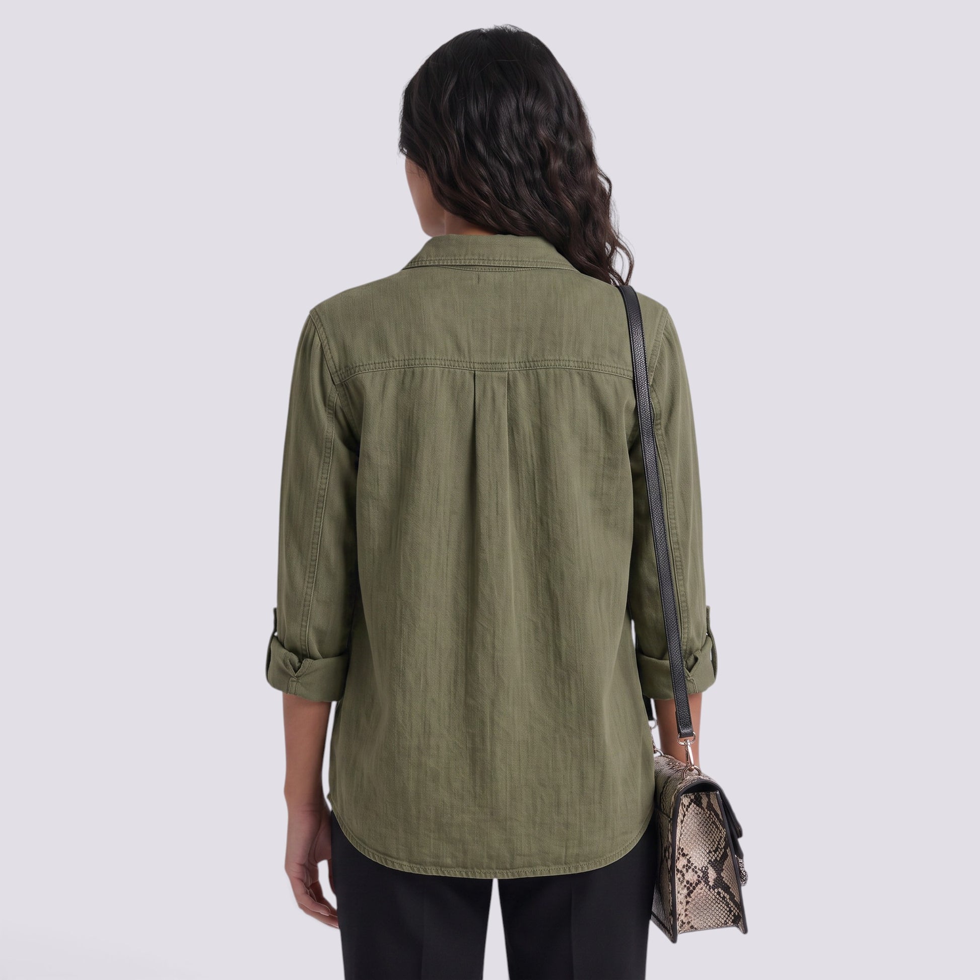 Chaqueta Mujer Vaquera Corte Holgado Doble Bolsillo