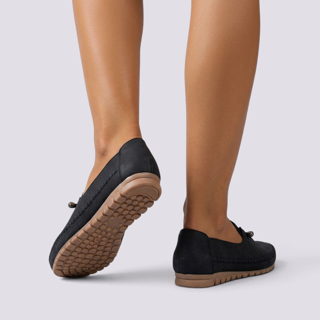 Redonda Zapatos Mujer Planos Punta Redonda Cómodos