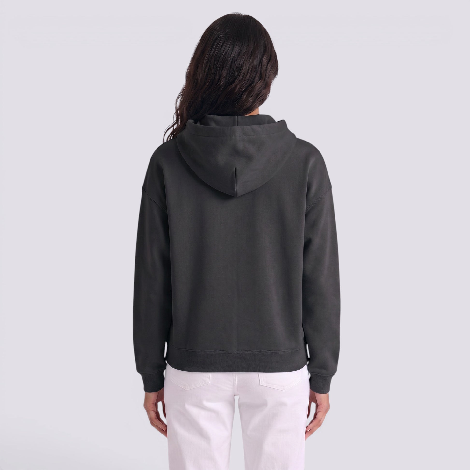 Sudadera Oversize Mujer con Capucha y Cremallera