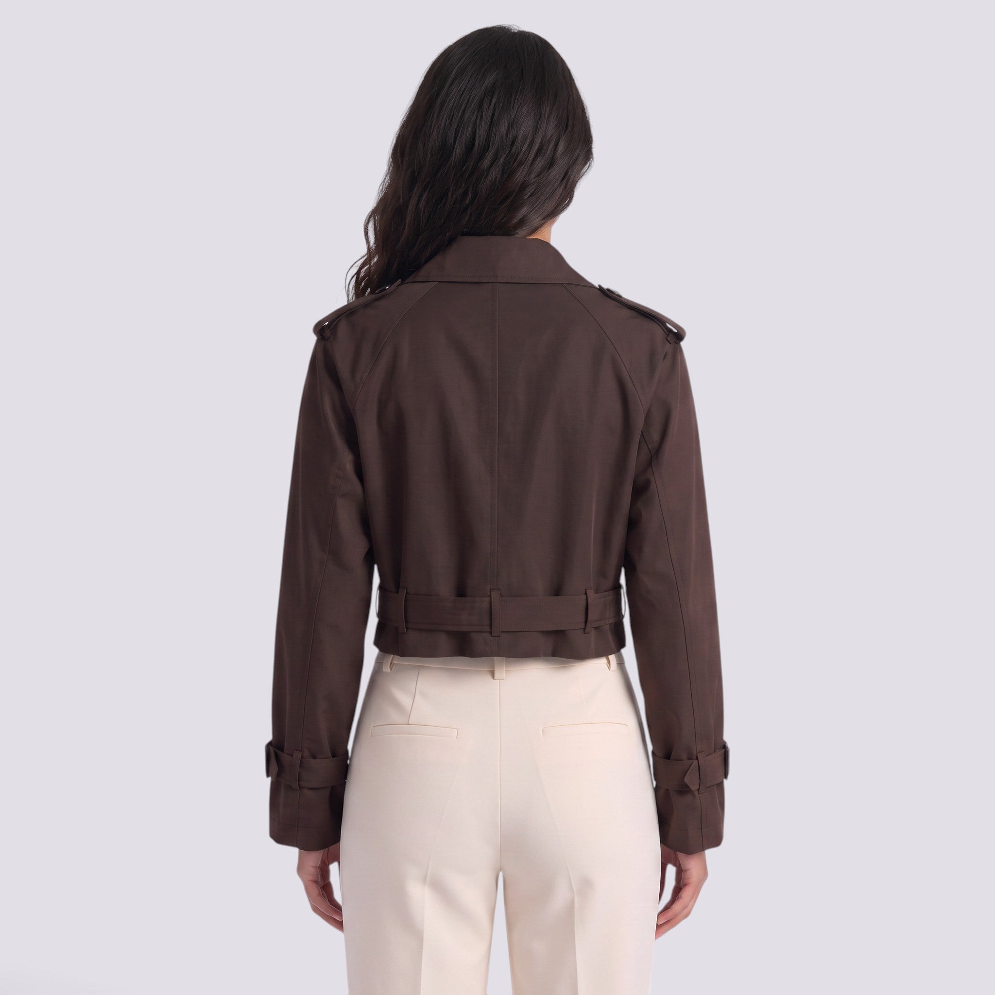 Chaqueta Mujer Corta Cortavientos Estilo