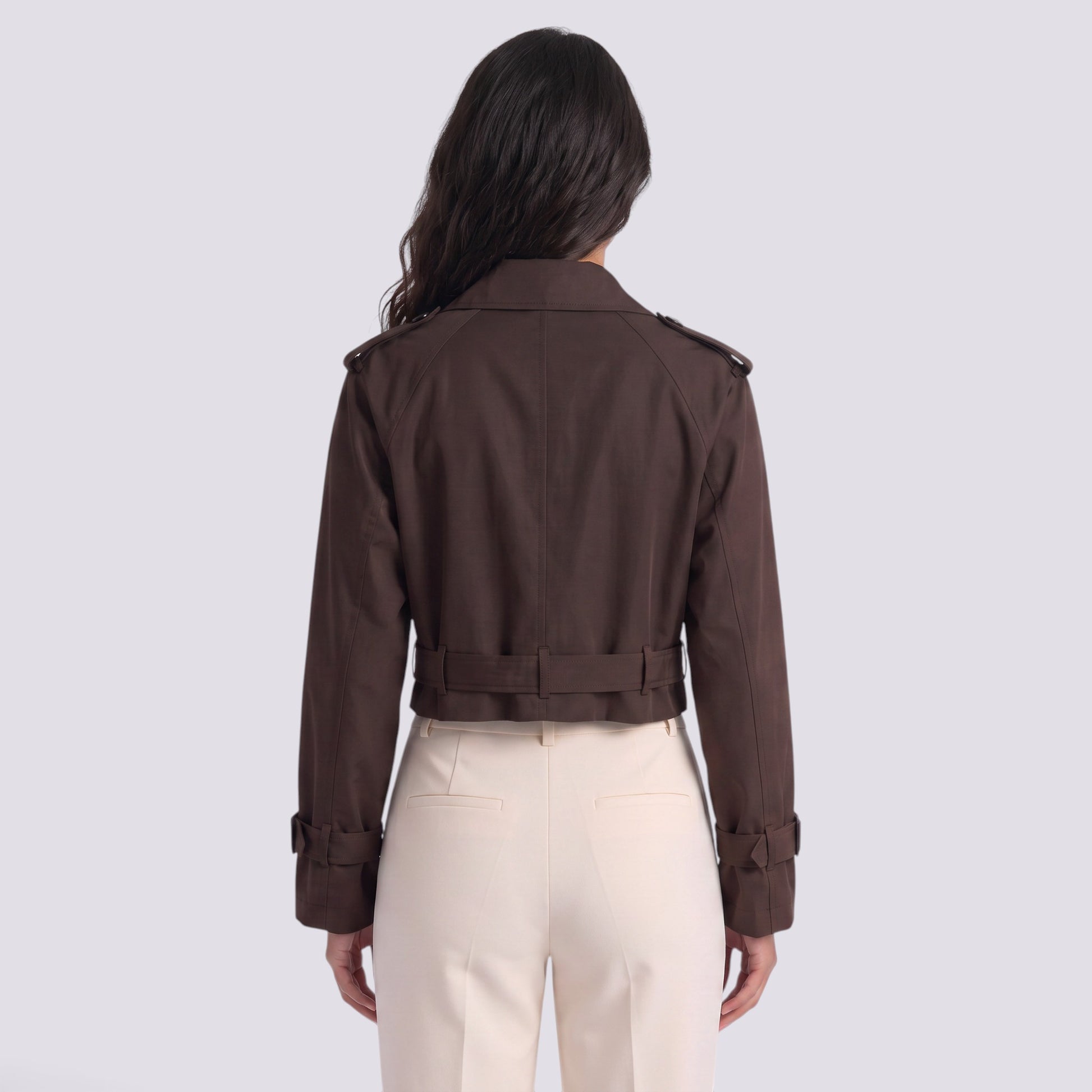 Chaqueta Mujer Corta Cortavientos Estilo