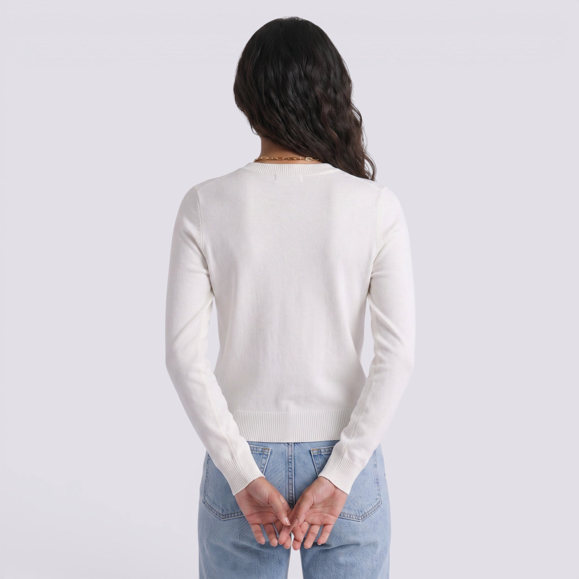 Cárdigan Mujer de Punto con Botones