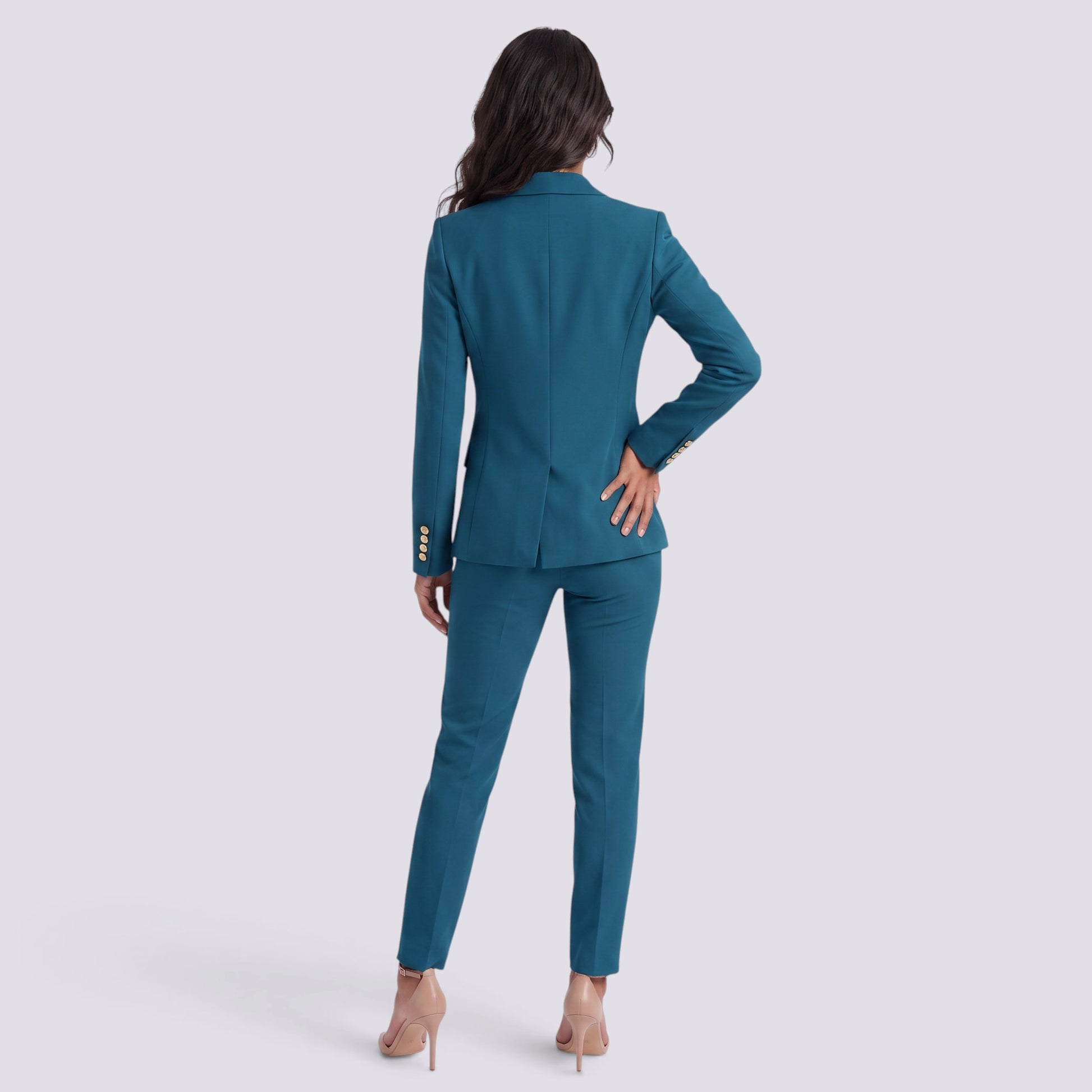 Conjunto Blazer Pantalón Mujer Entallado