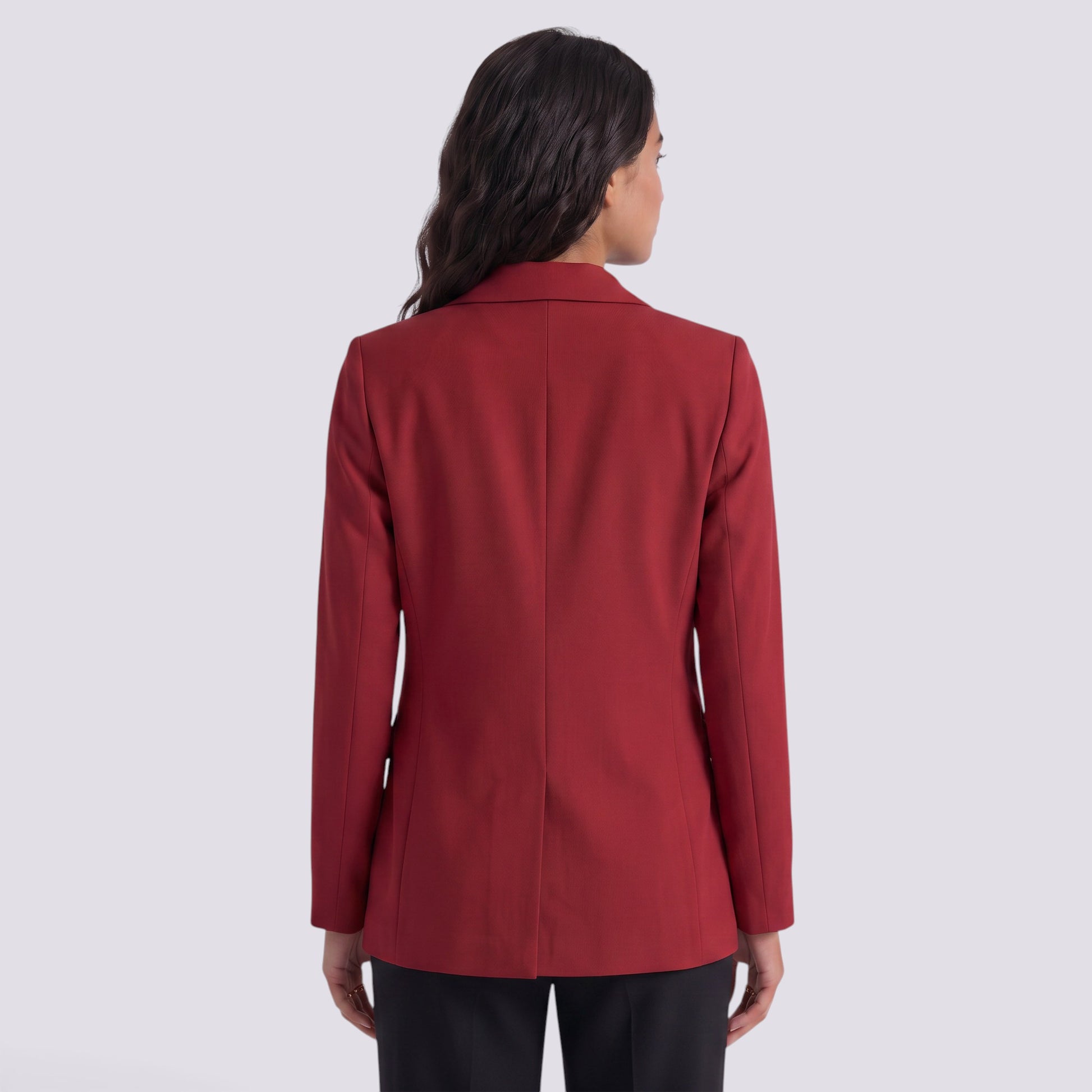 Blazer Mujer Entallado Corte Clásico