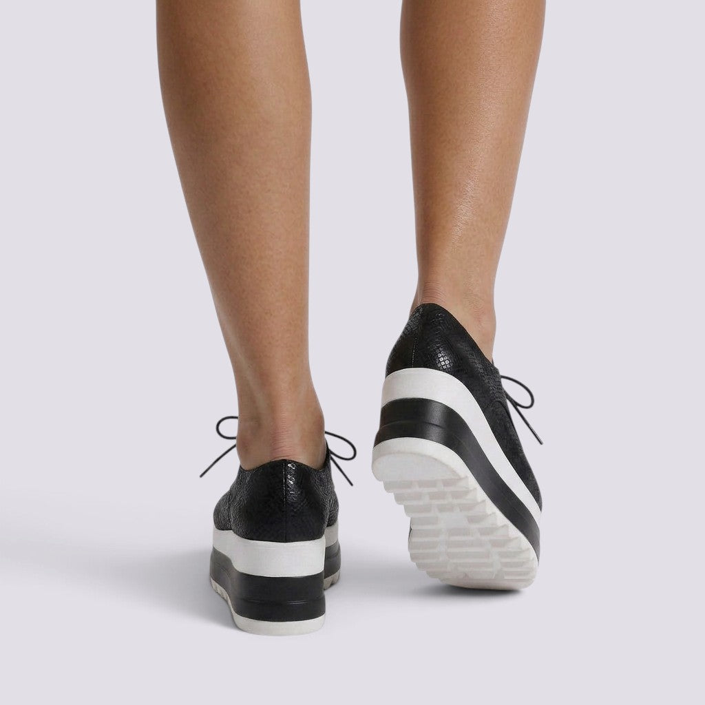 Zapatillas Plataforma Mujer Cordones