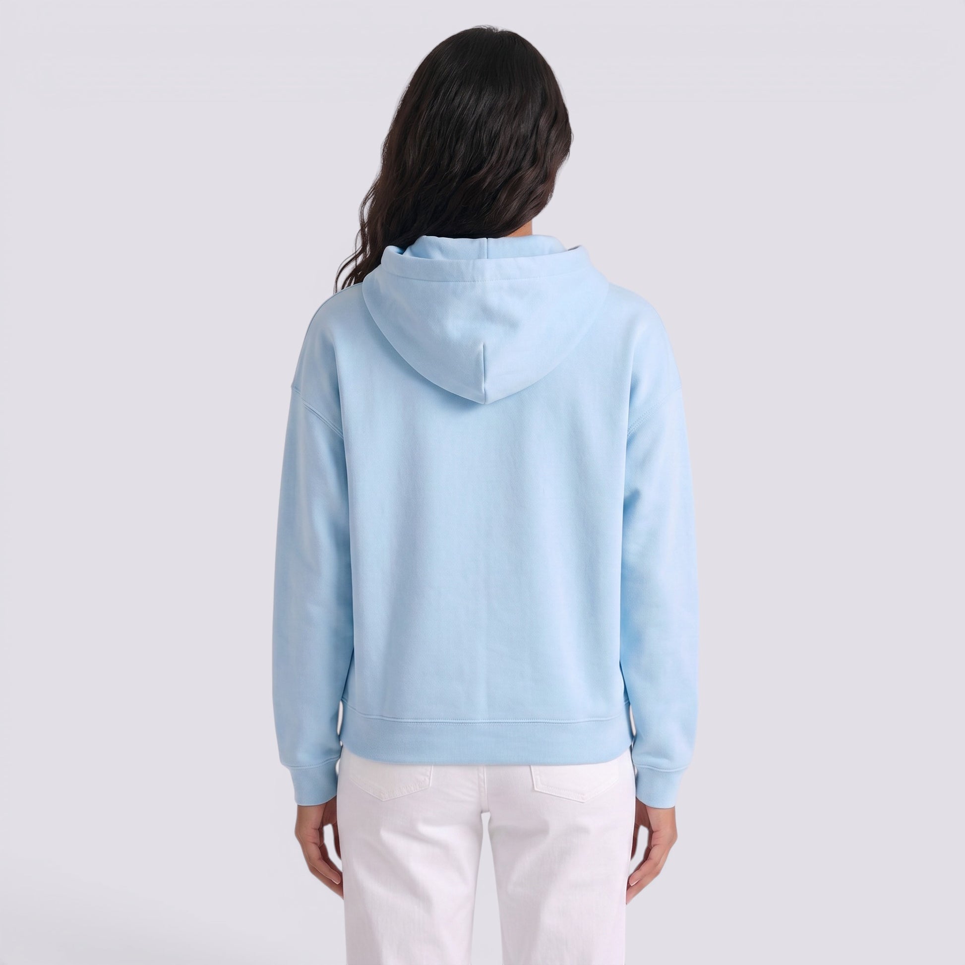 Sudadera Oversize Mujer con Capucha y Cremallera