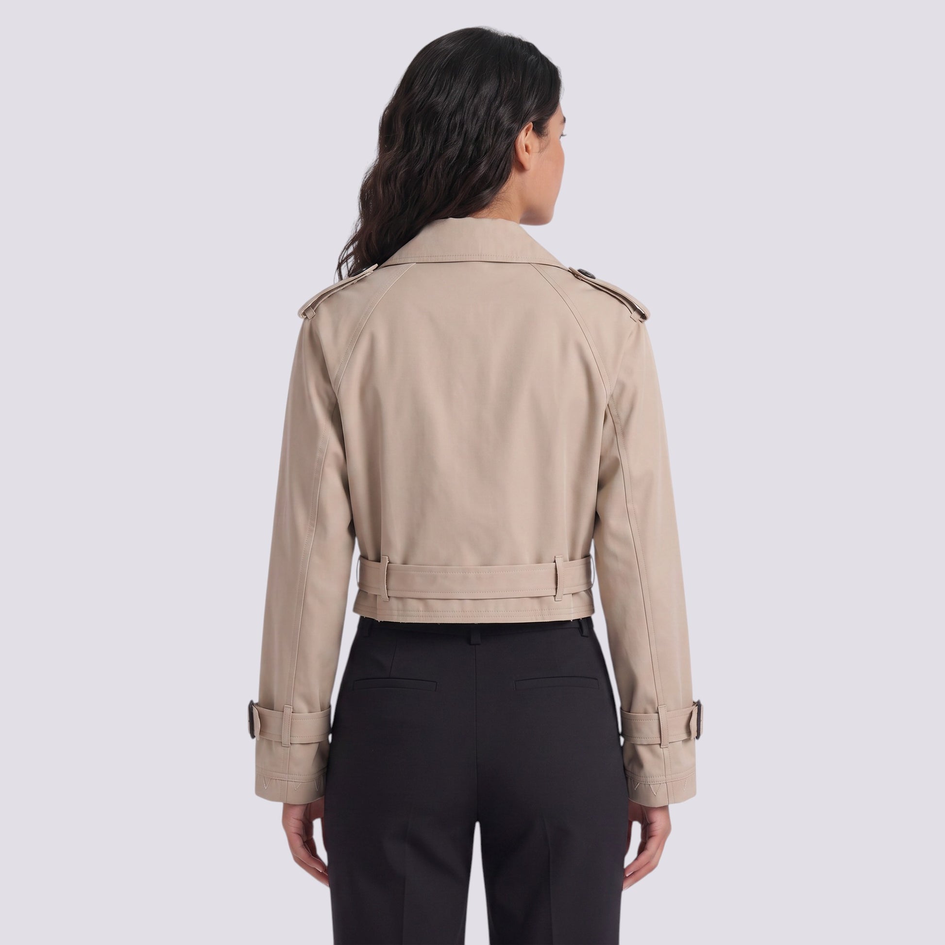 Chaqueta Mujer Corta Cortavientos Estilo